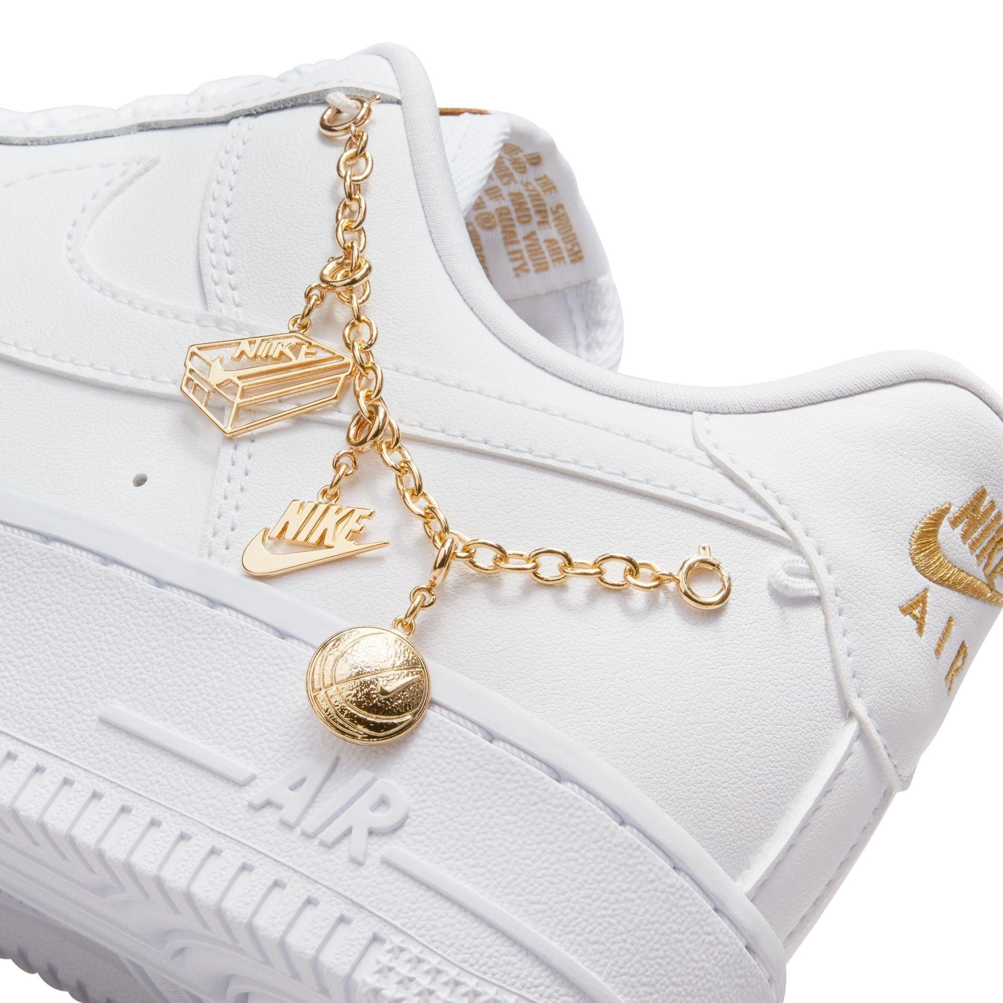 White/White-Mtl - Nike - Nike AF1 07 Gel Ld64 - 9