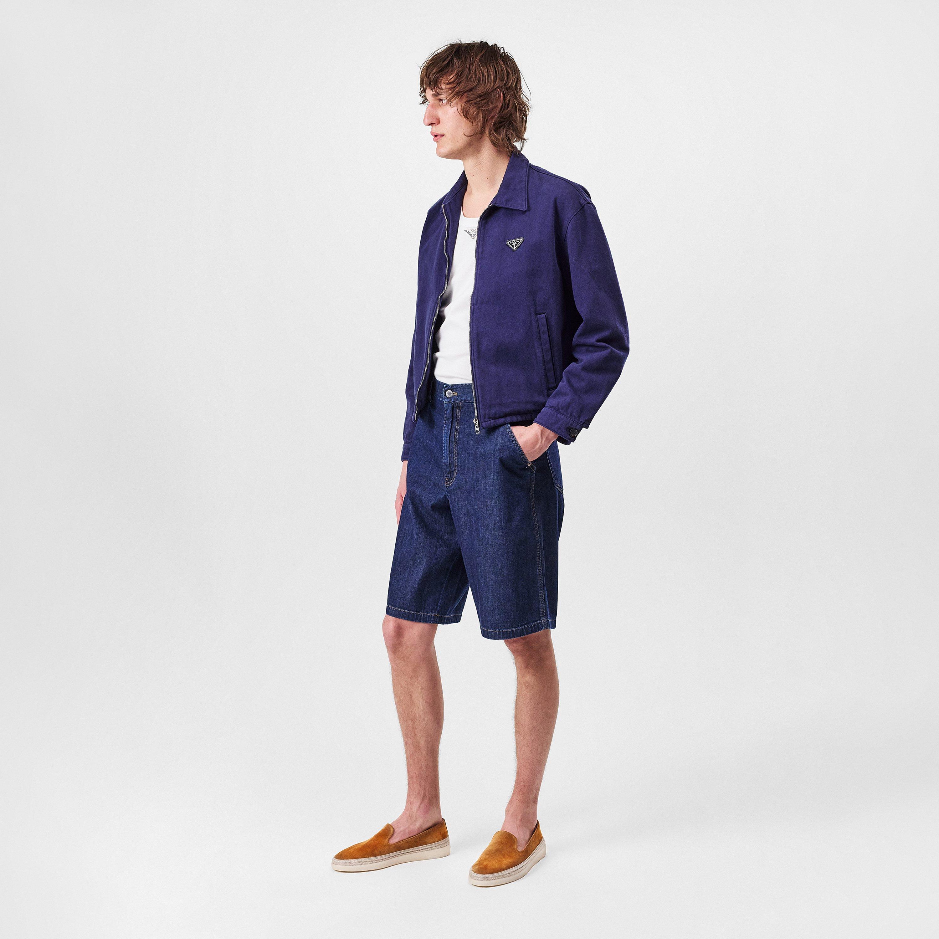 Brown - Prada - Men's Suede Loafers - 7