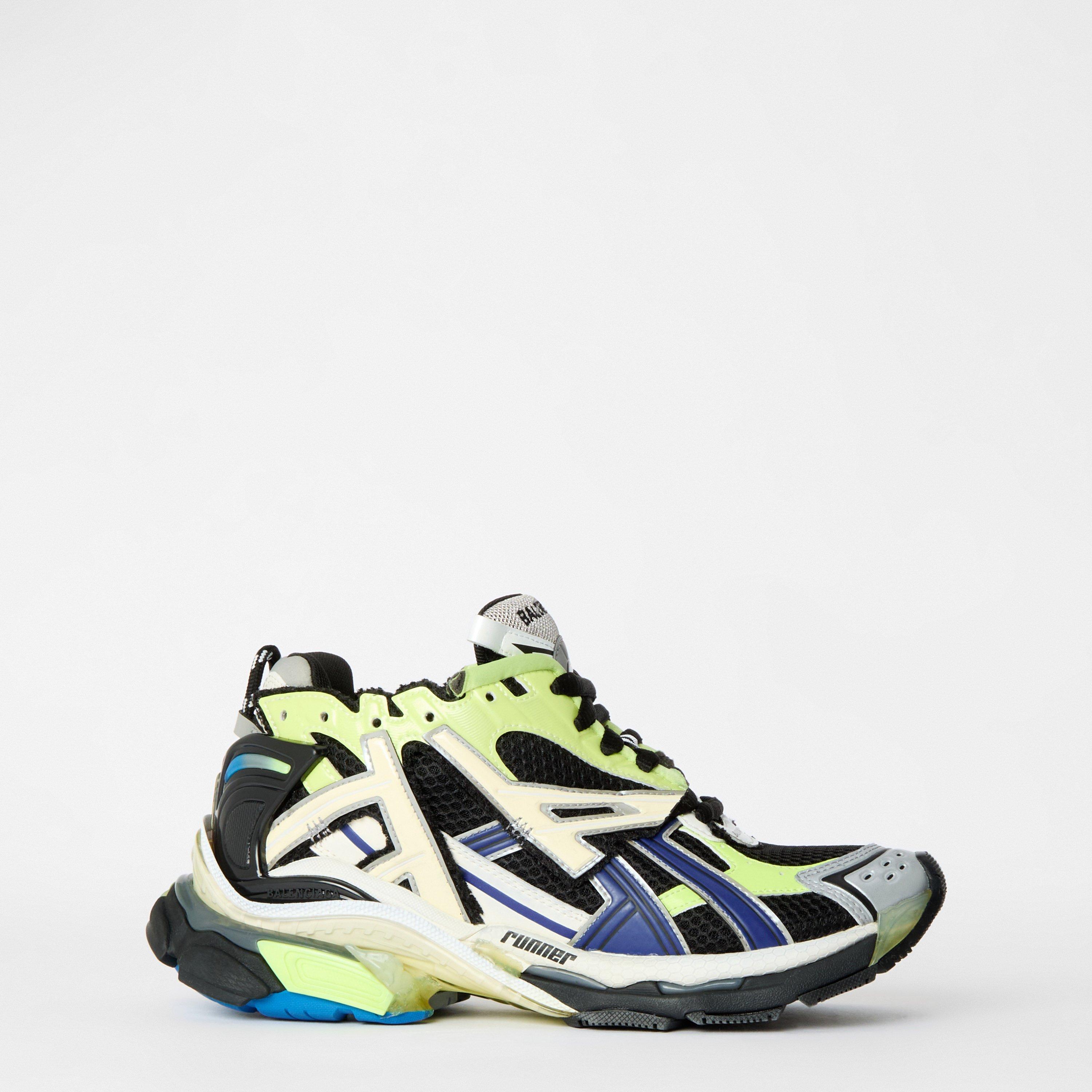 Green/Blue/Beig - Balenciaga - Men's Chunky Trainers, Chunky Style - 1
