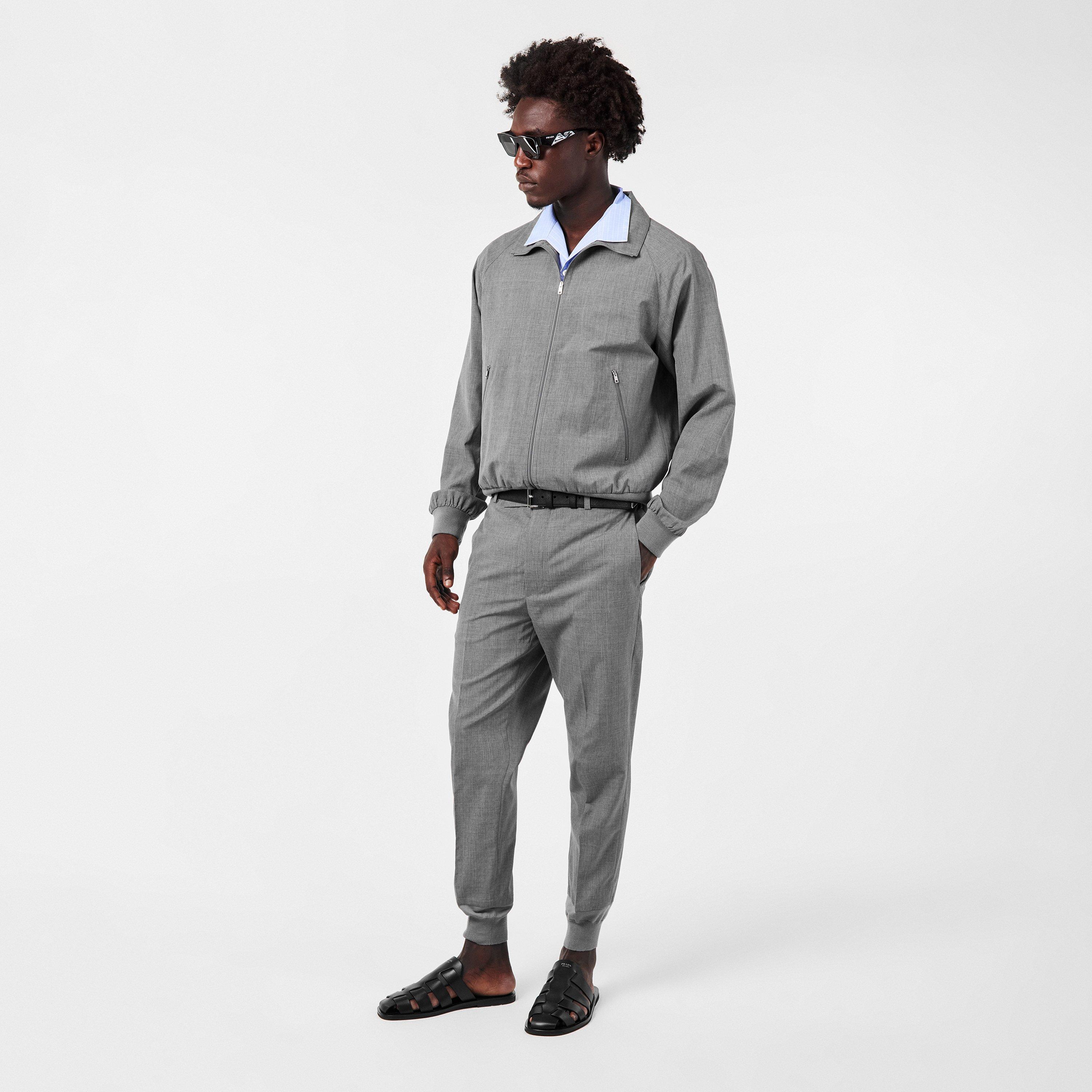 Black - Prada - Men's Strapped Gladiator Flat Sandals - 6