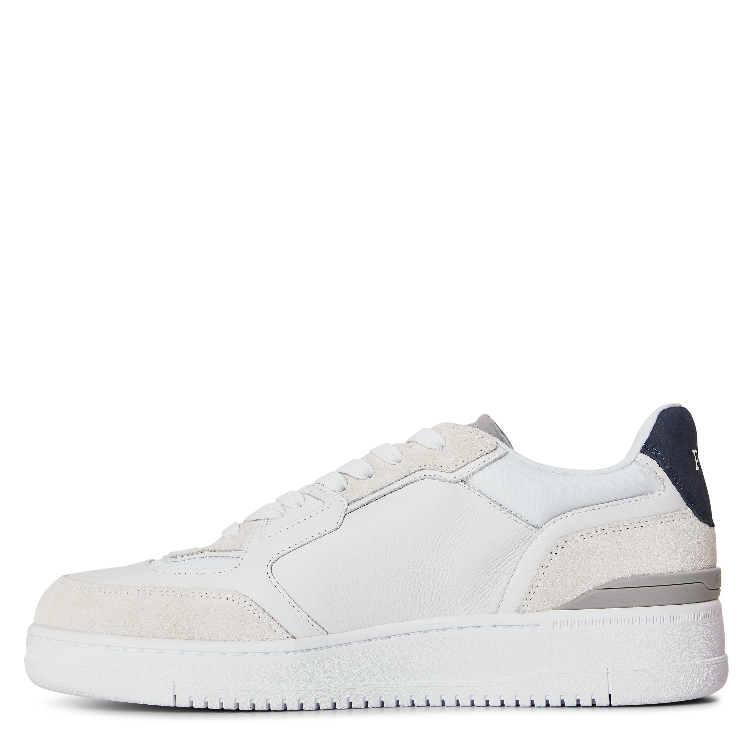 WHT/HNTER NVY - Polo Ralph Lauren - Men's Court Trainers - 2