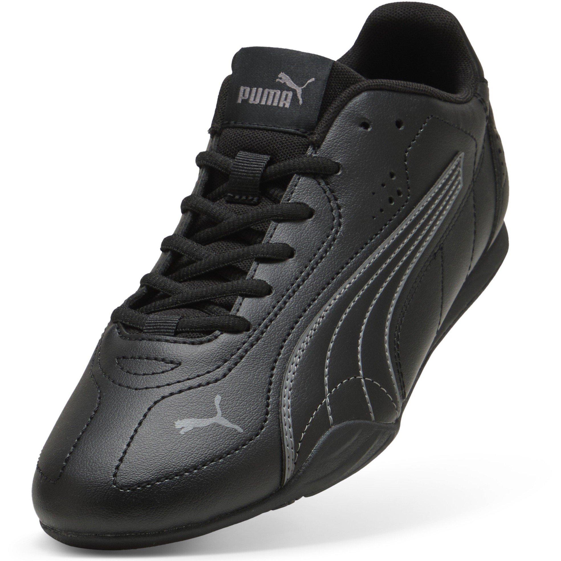Black/Dk Gray - Puma - Men's Catch Leather Low-Top Trainers - 6