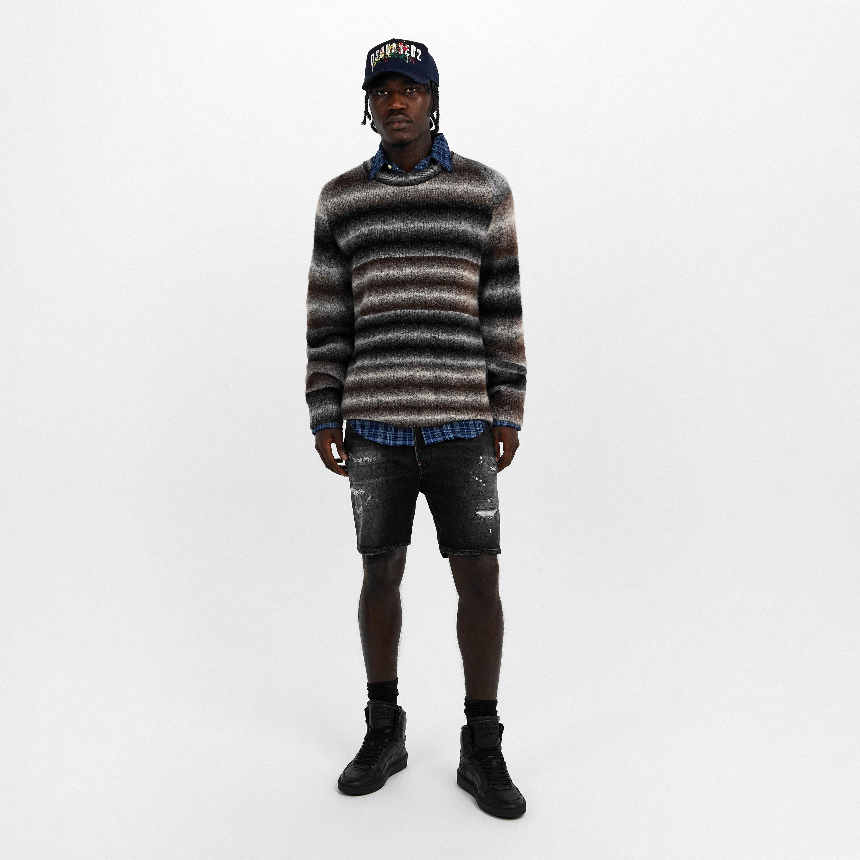 Black - DSquared2 - Men's High-Top Trainers - 6