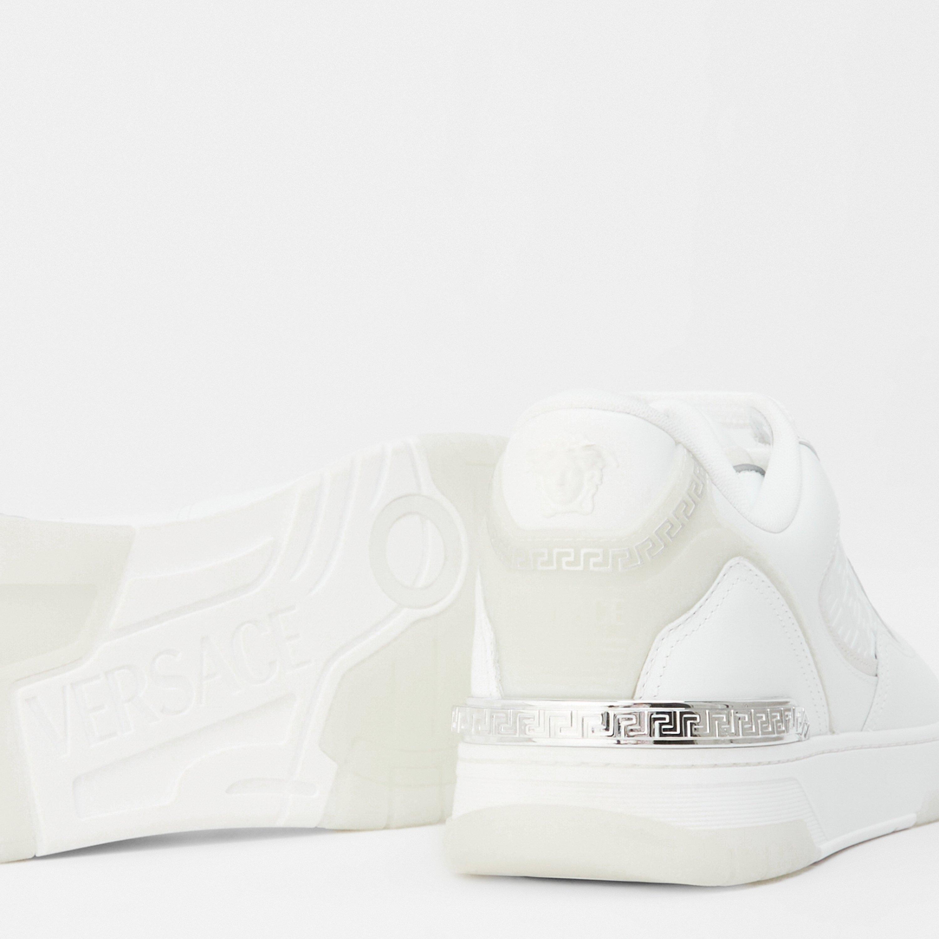 White - Versace - Men's Chunky Trainers, Chunky Style - 4
