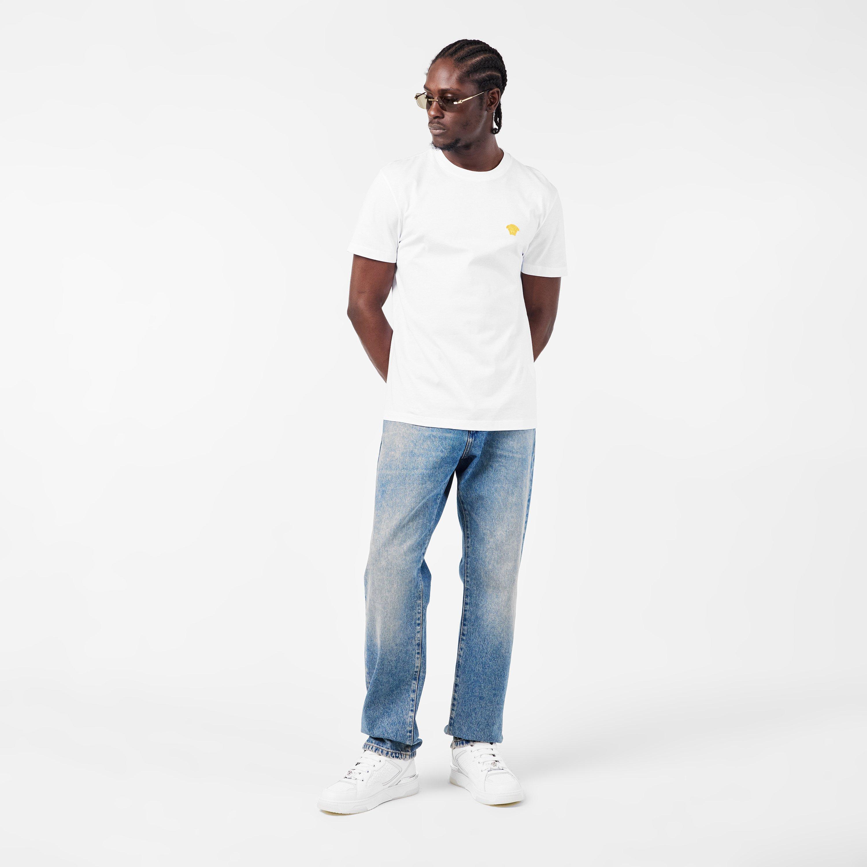 White - Versace - Men's Chunky Trainers, Chunky Style - 6