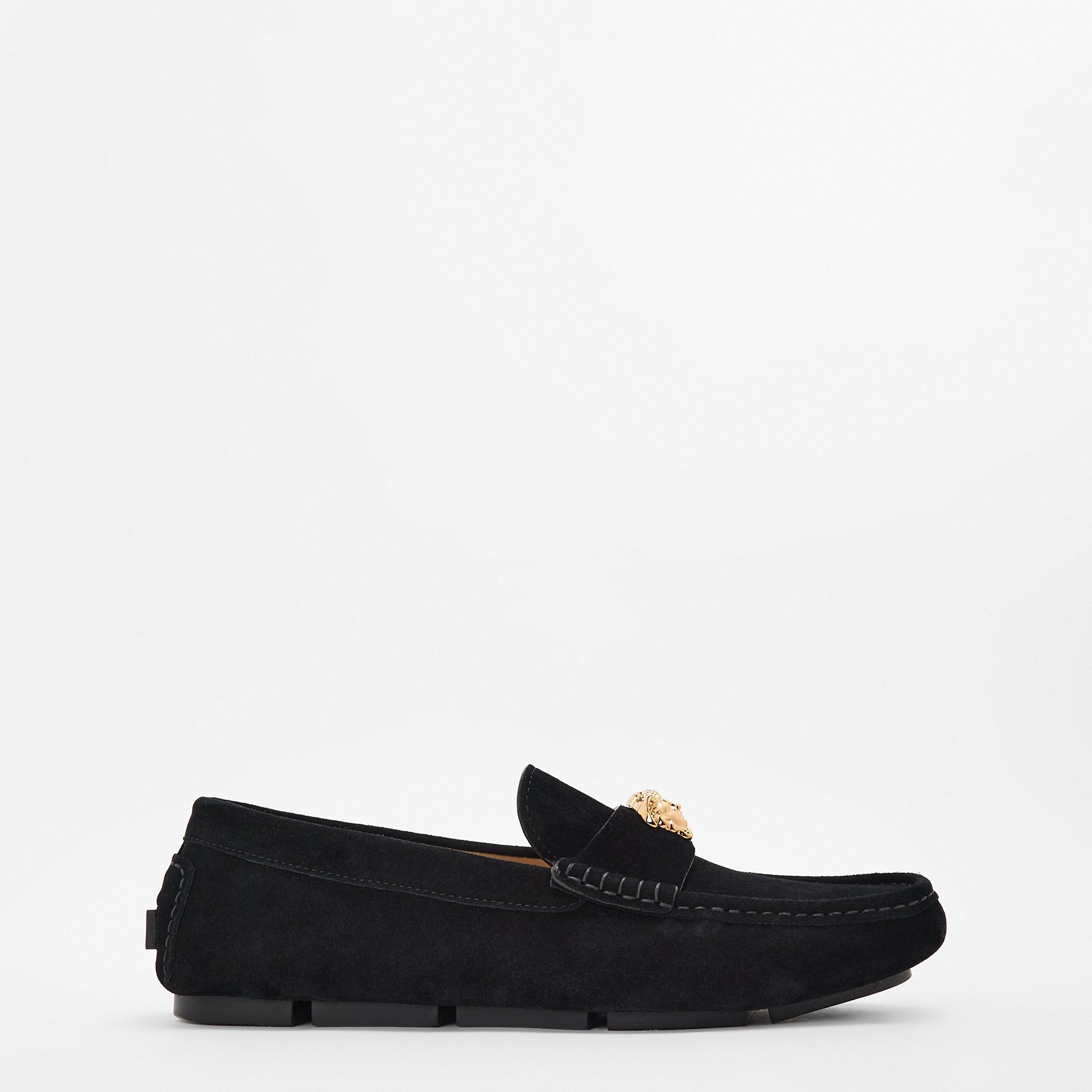 Versace Men's Italian Craftsmanship Loafers - Black - Size 7 (41)