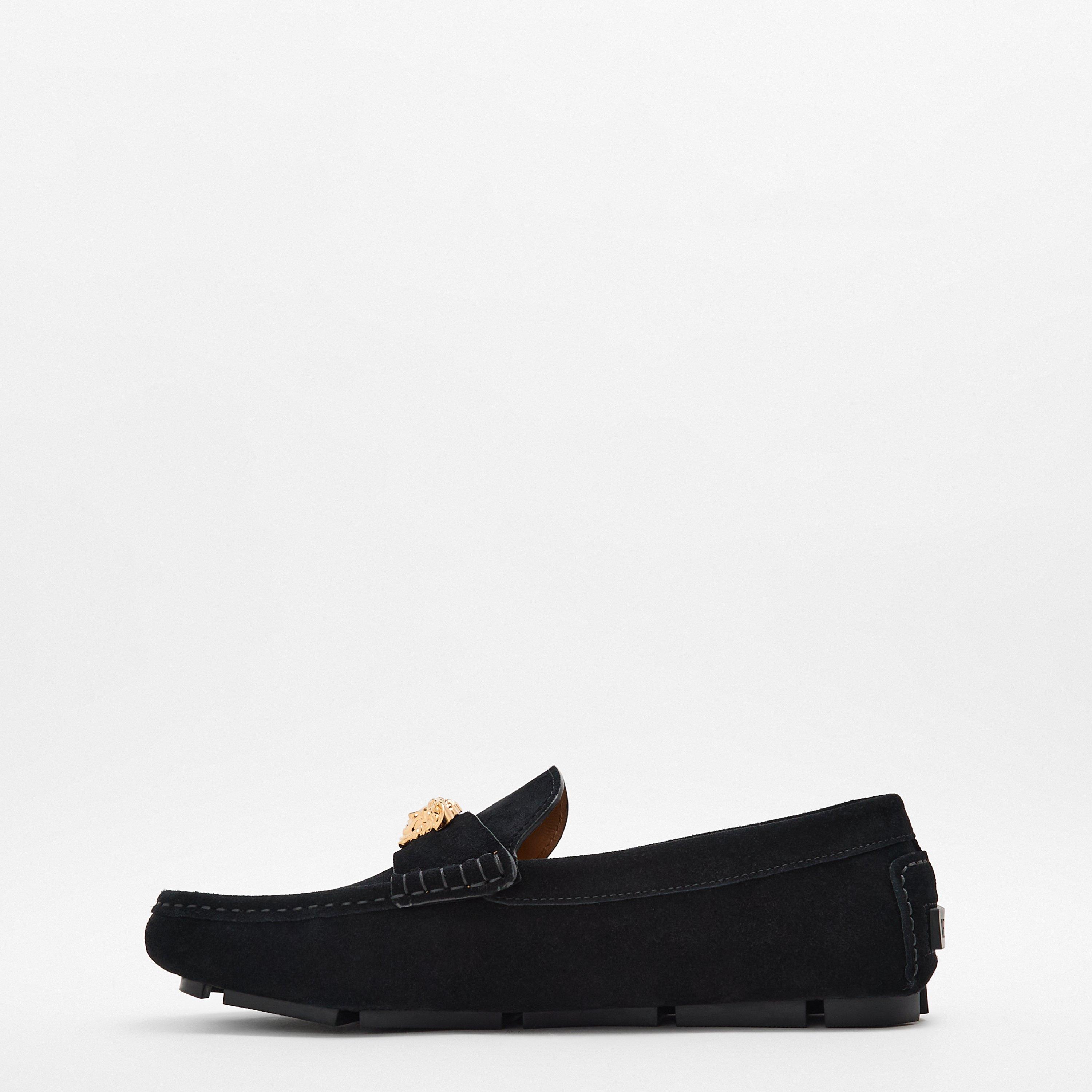 Black - Versace - Men's Loafers - 2