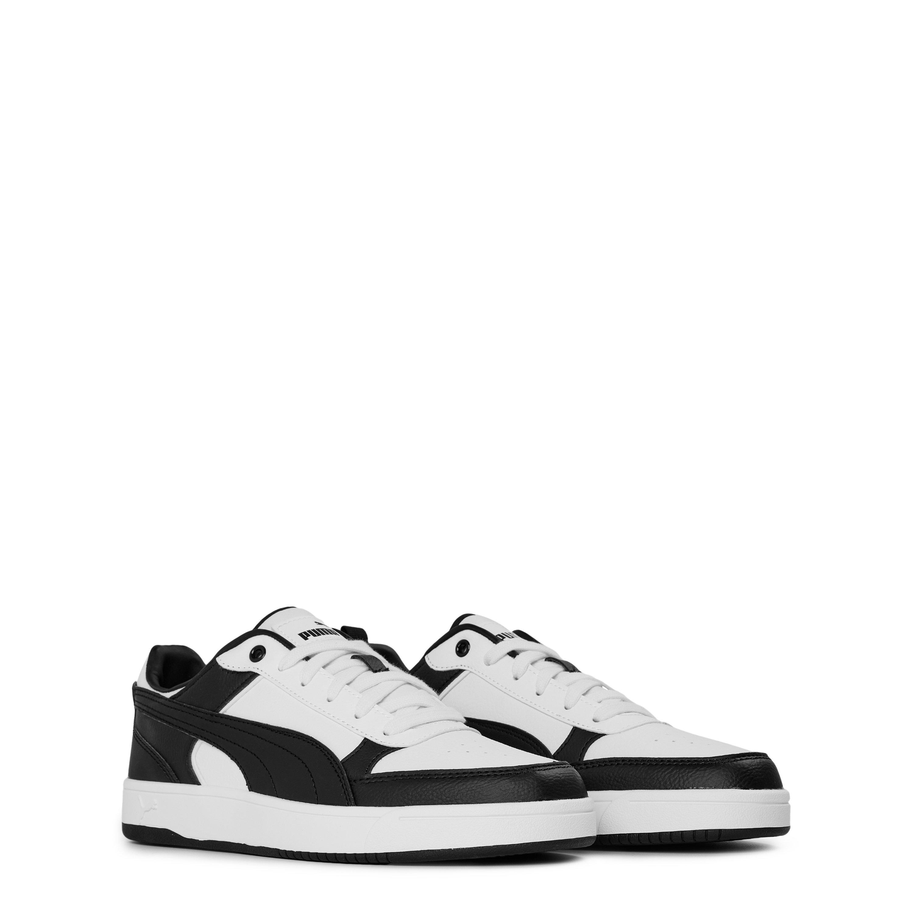 Wht/Blk - Puma - Unisex Adults Dribble Court Trainers - 3
