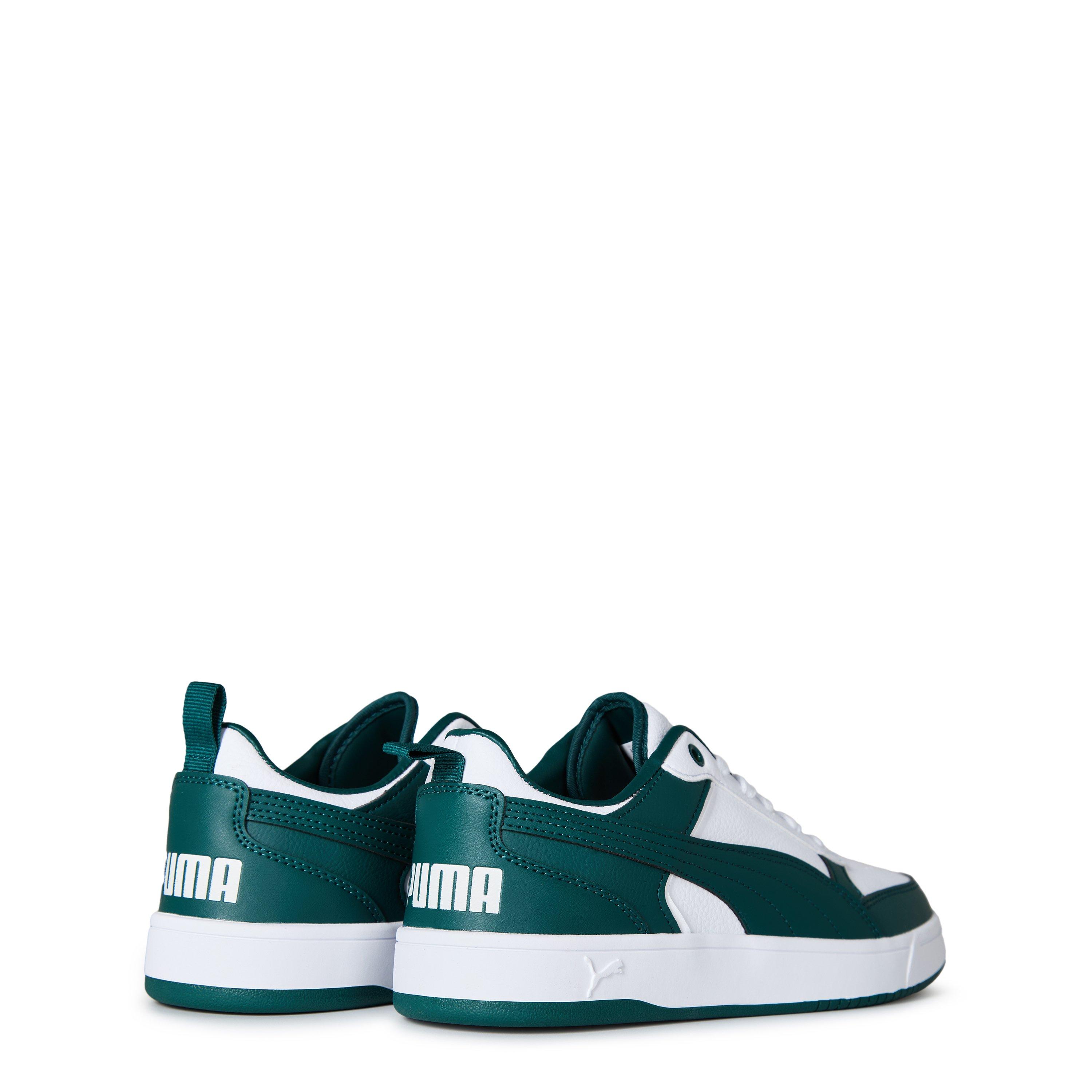 Wht/Malachit - Puma - Adults Dribble Court Trainers - 4