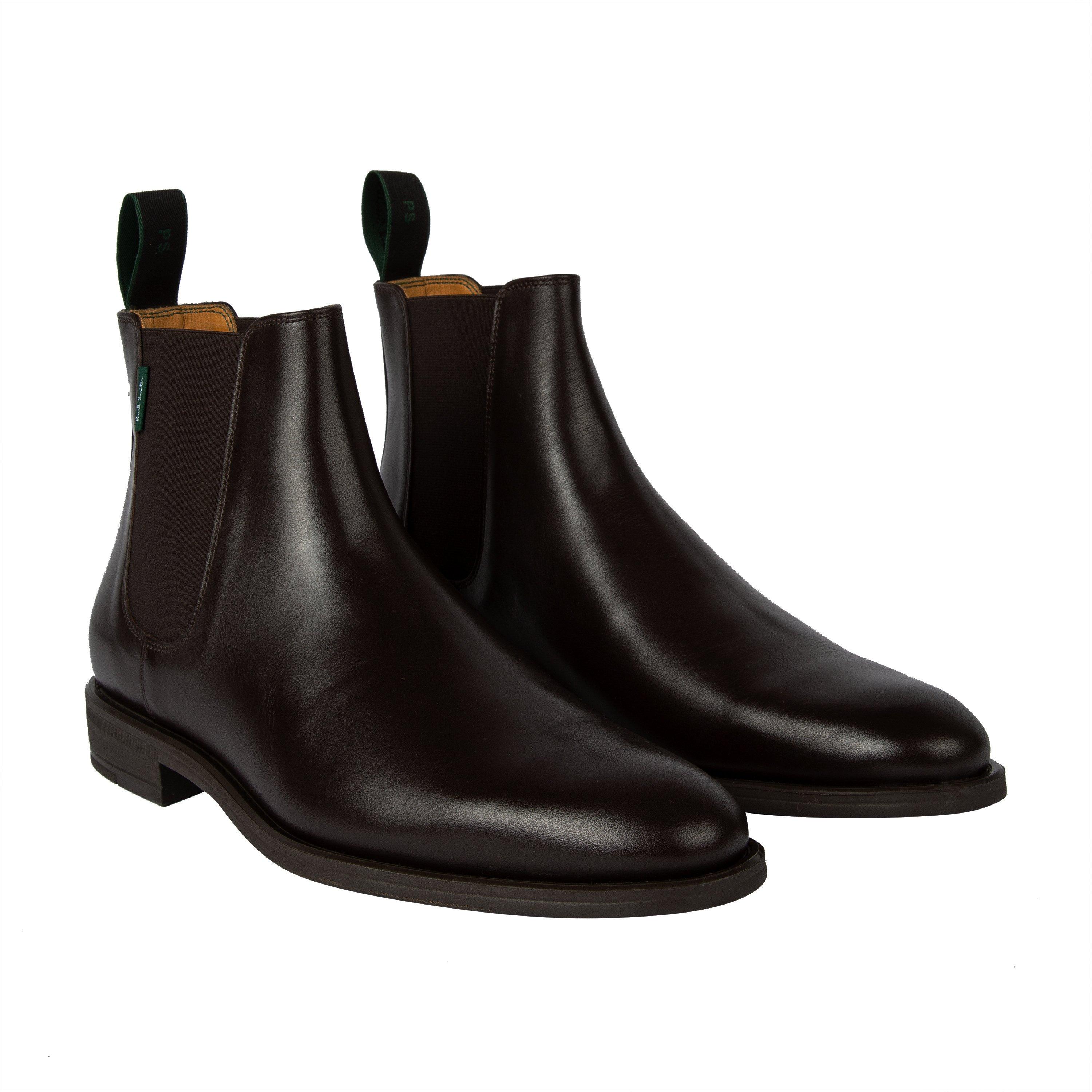 Brown 66 - PS Paul Smith - Men's Cedric Chelsea Boots - 4