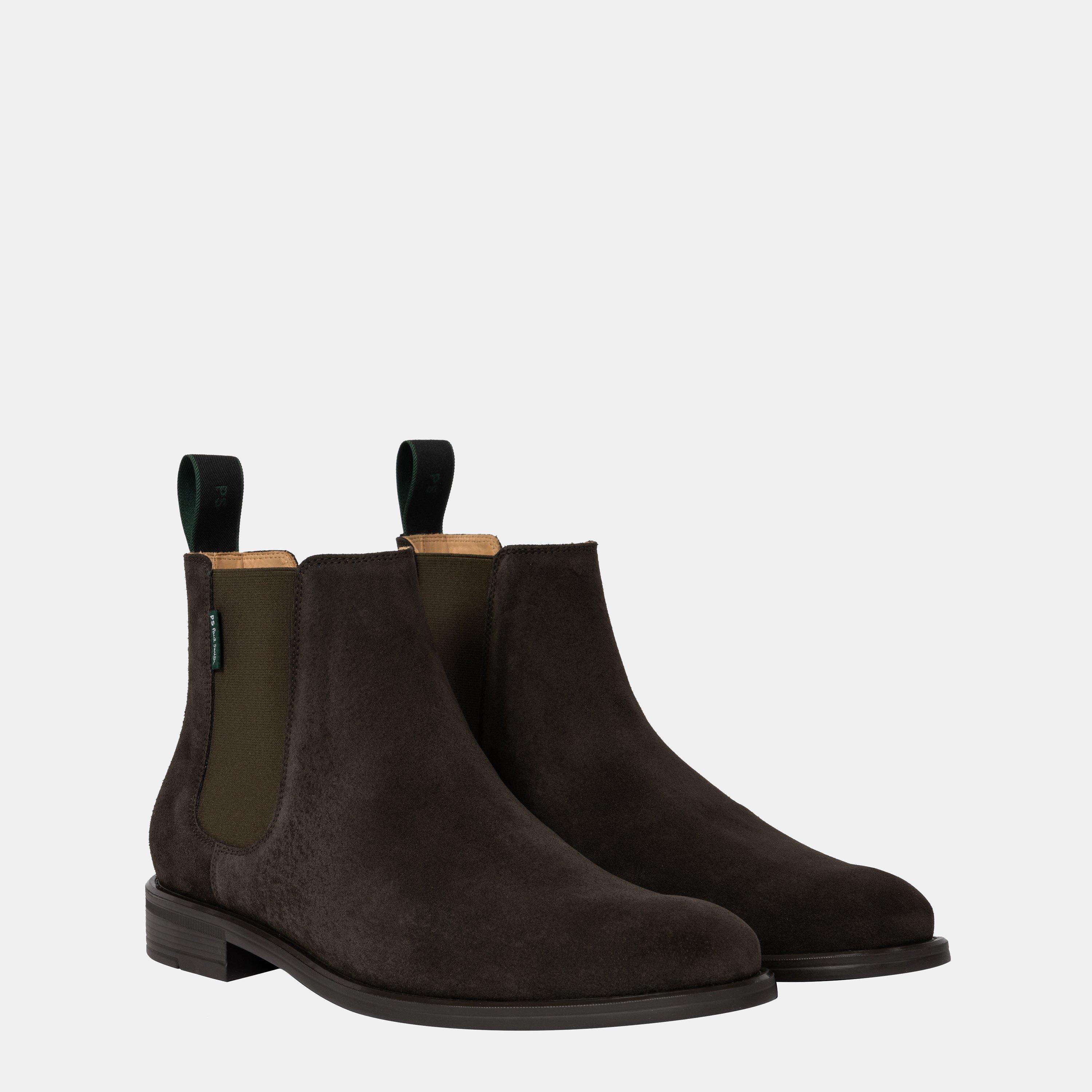 Brown 69 - PS Paul Smith - Men's Cedric Leather Chelsea Boots - 4