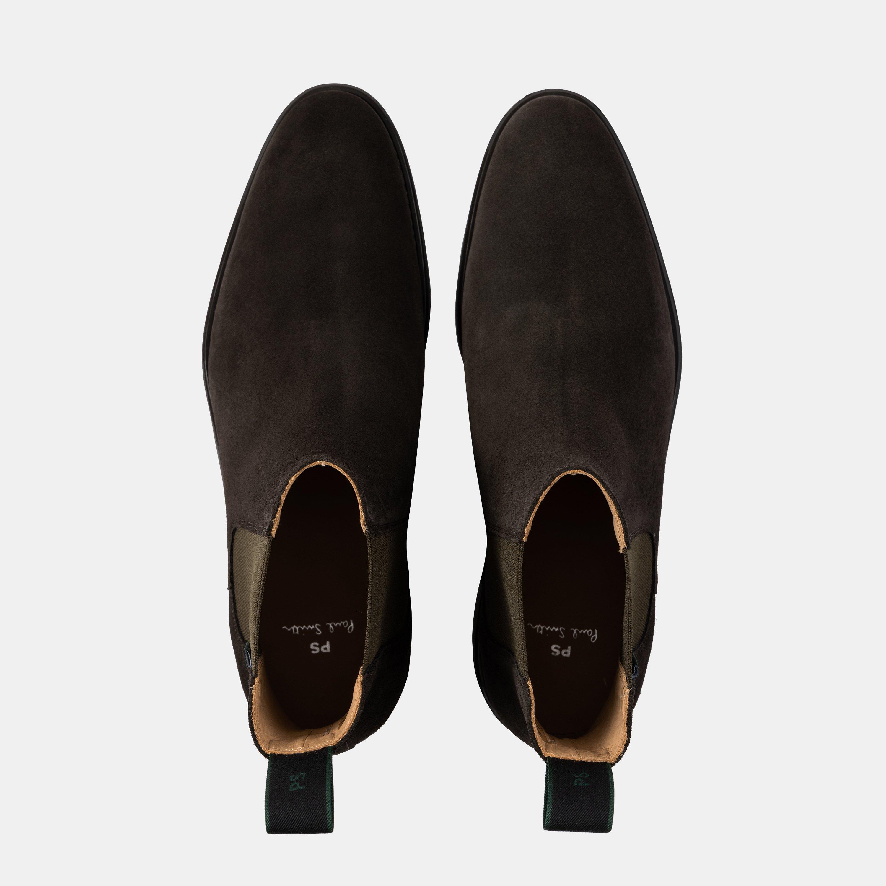 Brown 69 - PS Paul Smith - Men's Cedric Leather Chelsea Boots - 6