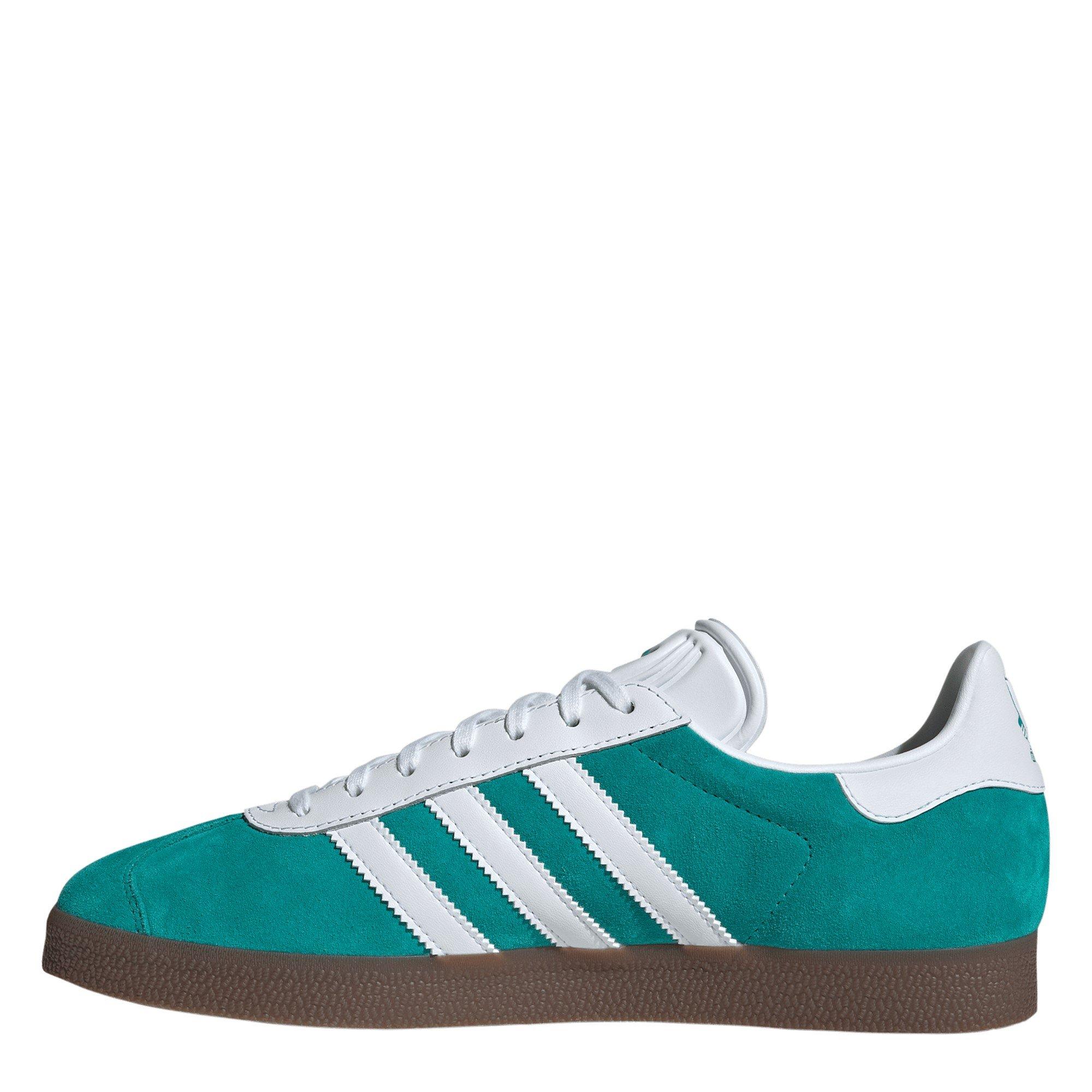 Green/White/Gum - adidas - Gazelle Terrace Icons Trainers Mens - 2