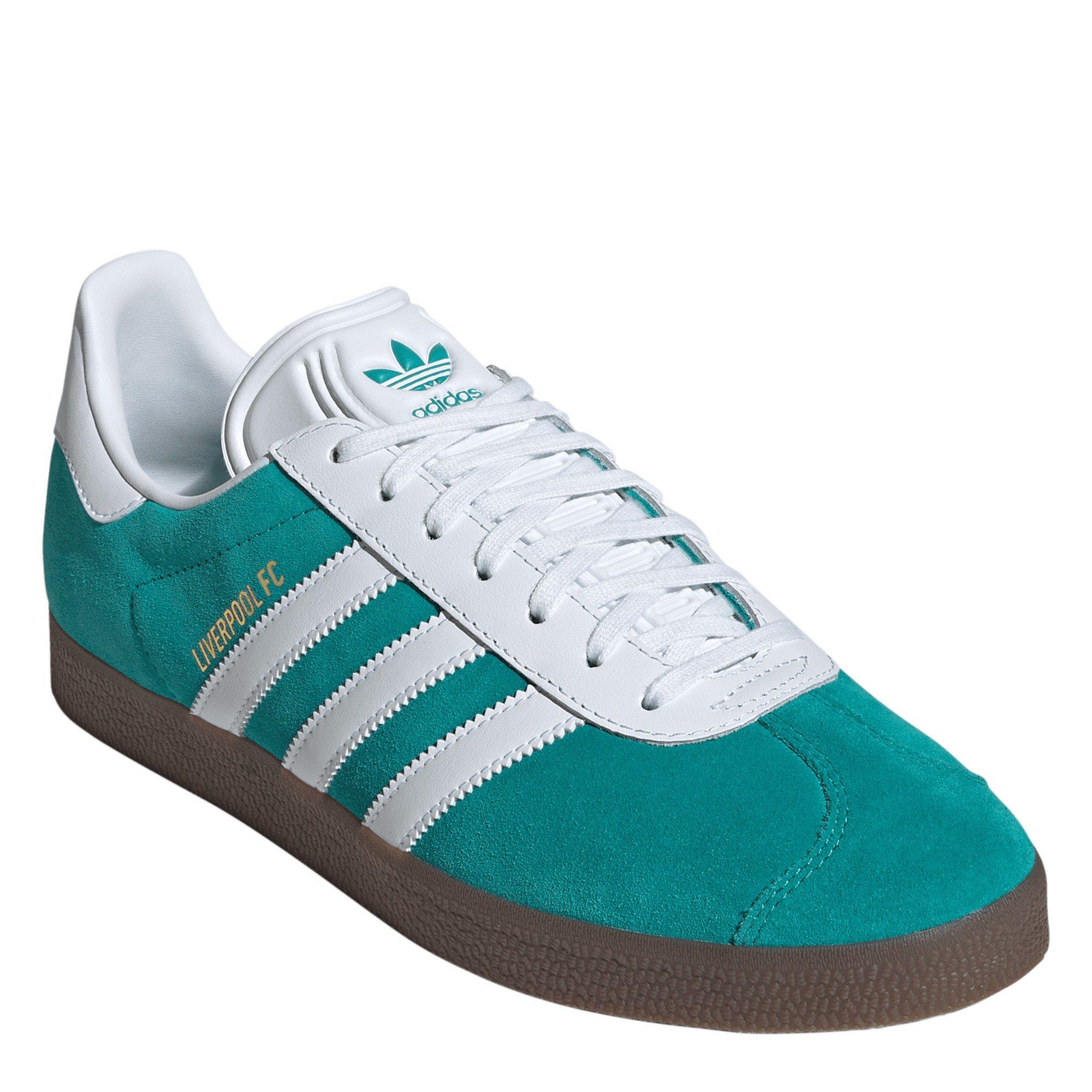 Green/White/Gum - adidas - Gazelle Terrace Icons Trainers Mens - 3