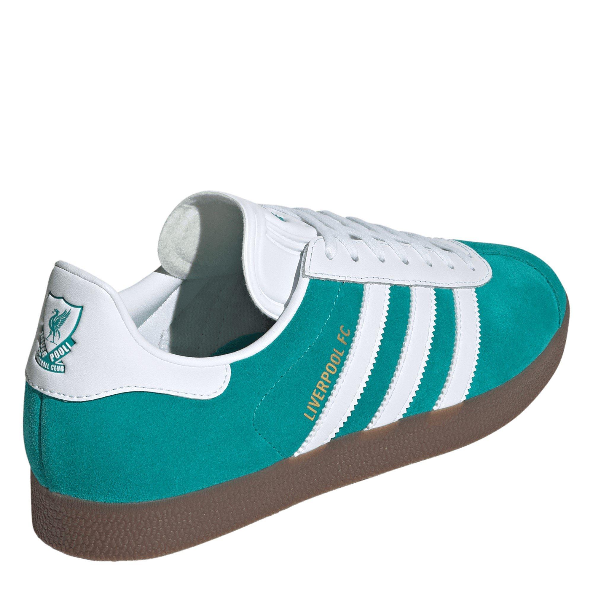 Green/White/Gum - adidas - Gazelle Terrace Icons Trainers Mens - 4