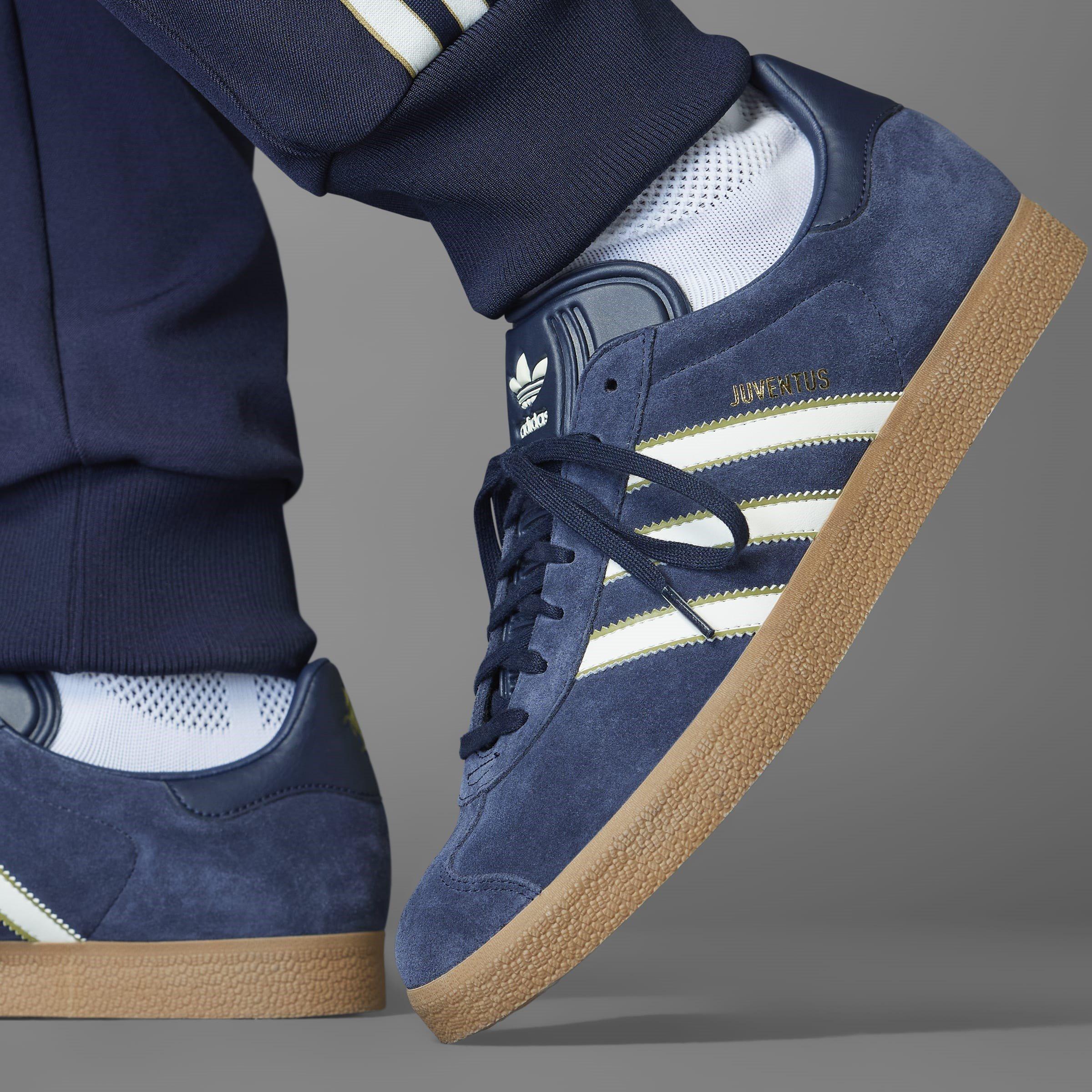 Navy/White/Gold - adidas - Gazelle Terrace Icons Trainers Mens - 16