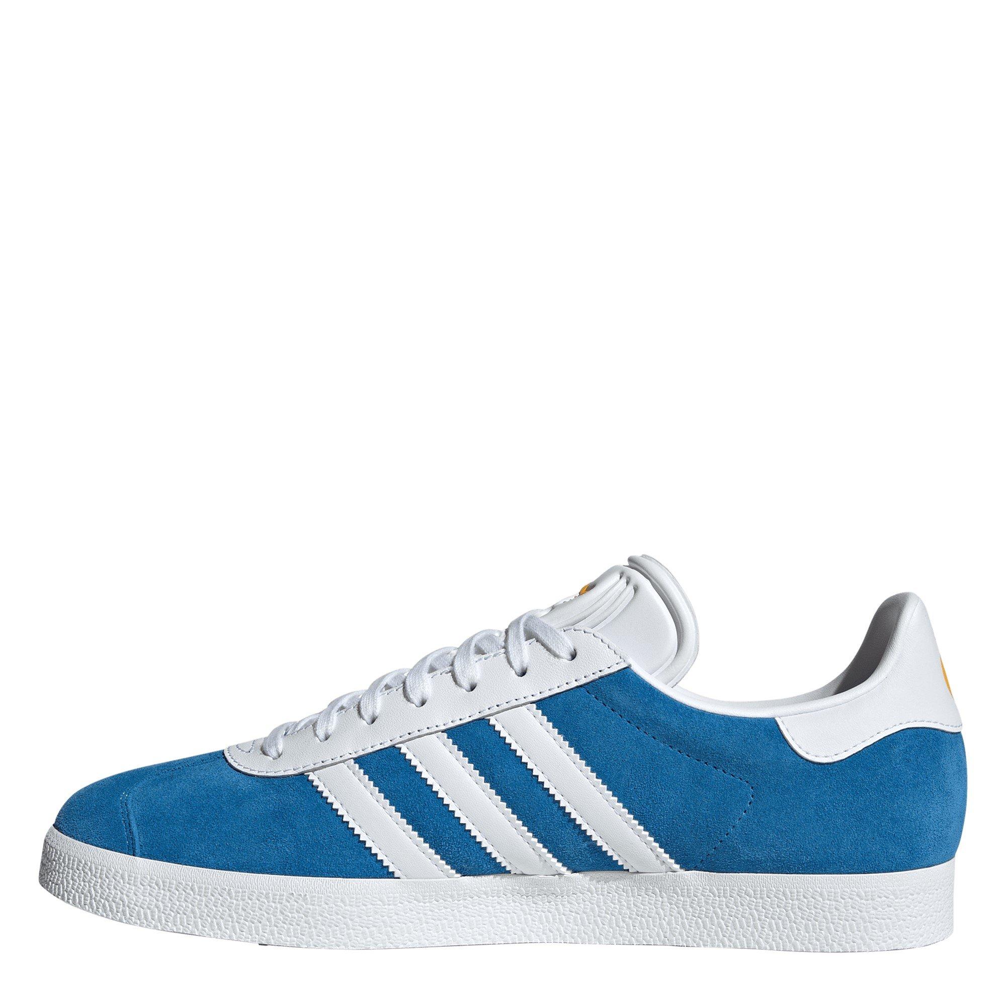 Blauw/Wit/Geel - adidas - Gazelle Terrace Icons Trainers Mens - 2