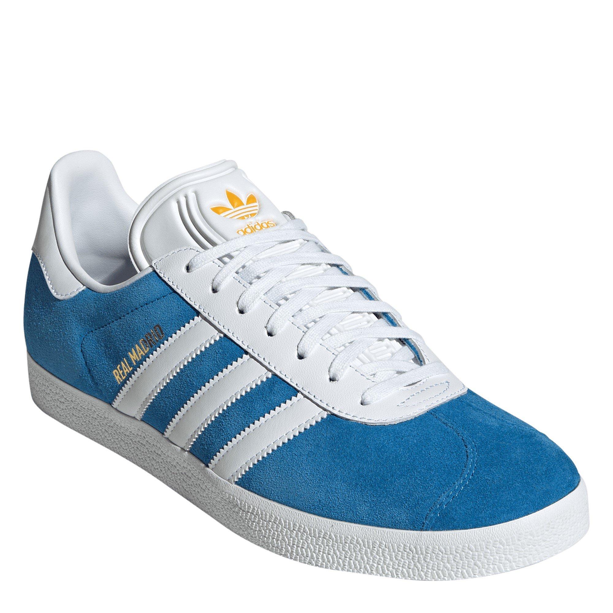 Blauw/Wit/Geel - adidas - Gazelle Terrace Icons Trainers Mens - 3
