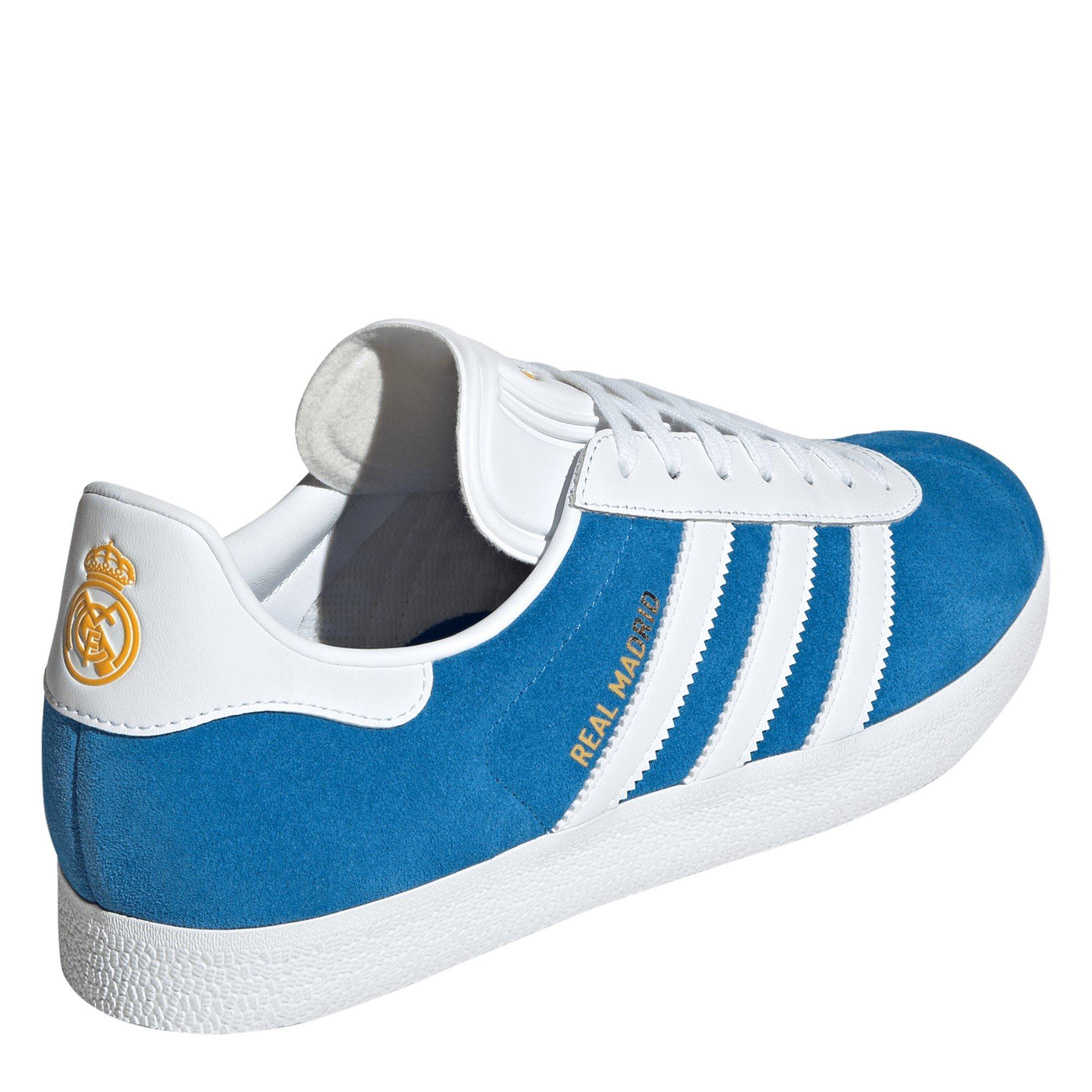 Blauw/Wit/Geel - adidas - Gazelle Terrace Icons Trainers Mens - 4
