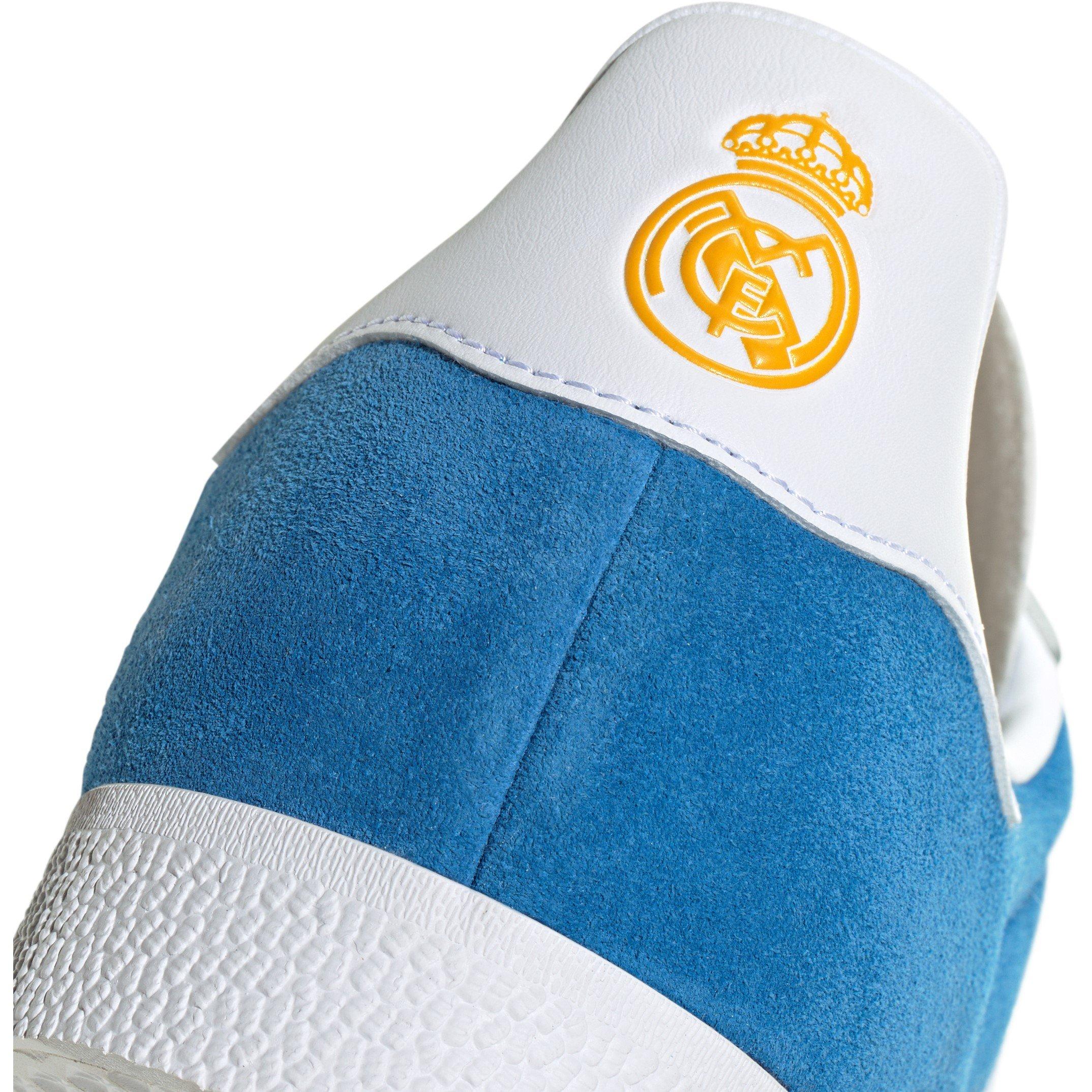 Blauw/Wit/Geel - adidas - Gazelle Terrace Icons Trainers Mens - 8