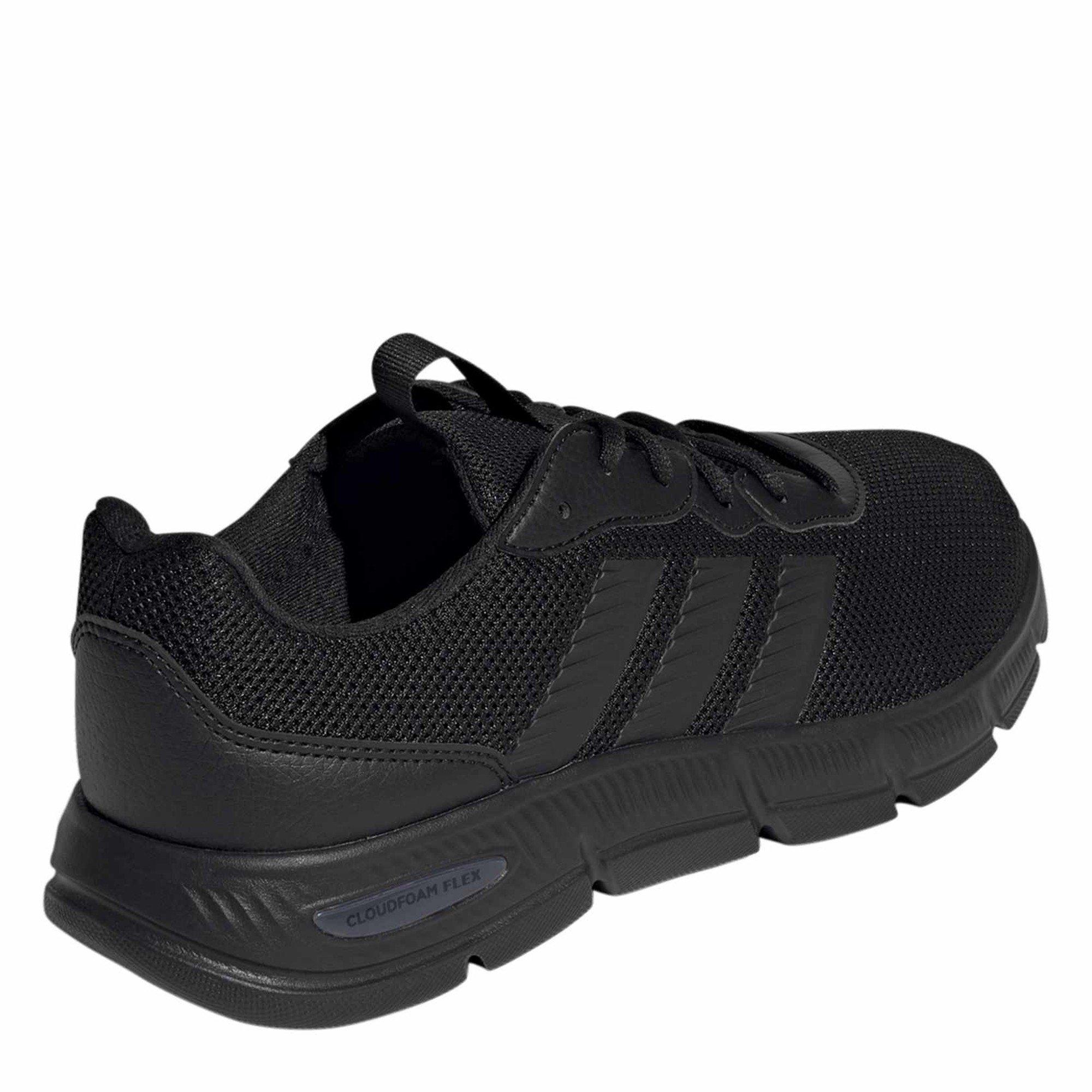 Core Black/Grey - adidas - Cloudfoam Flex Mens Shoes - 4