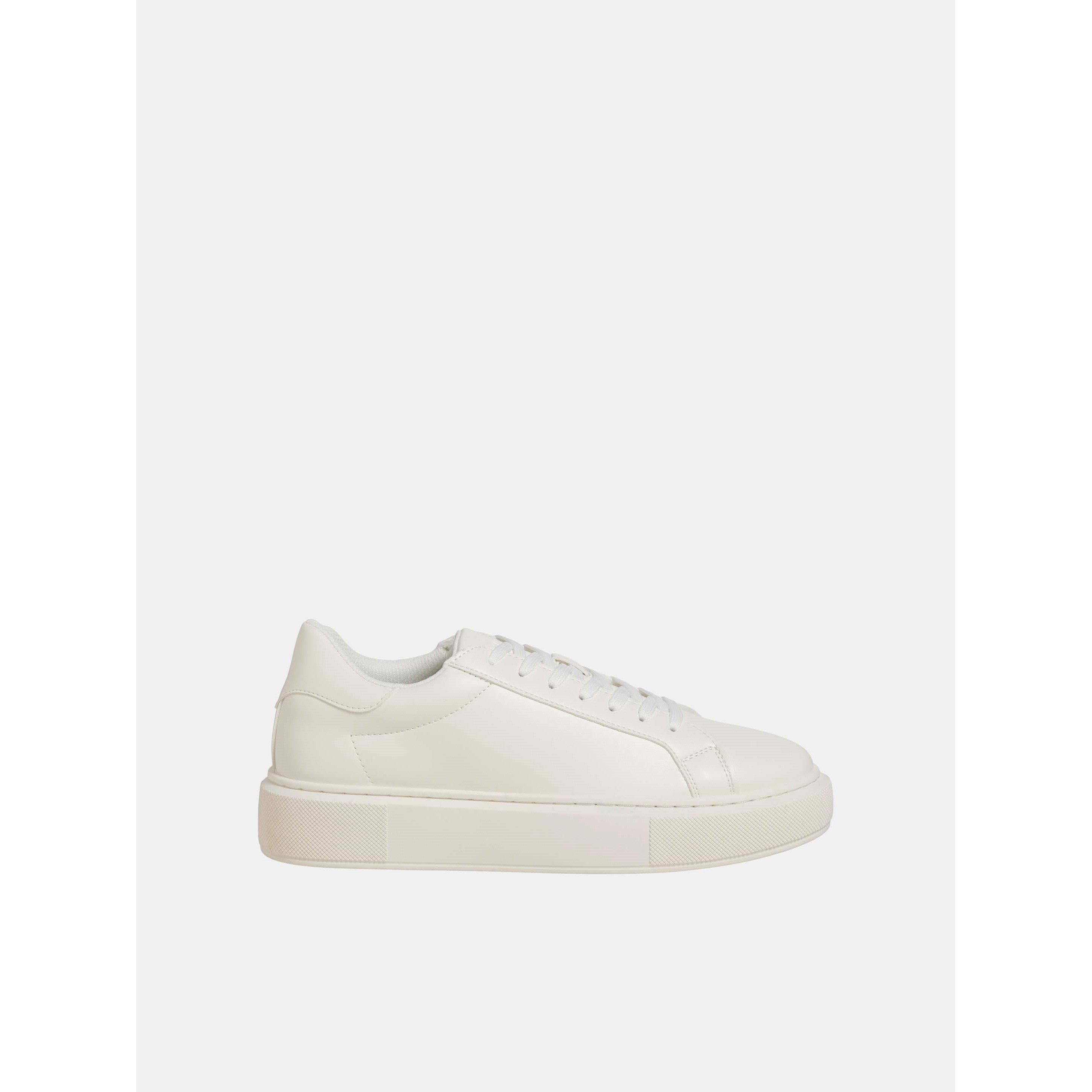 Jack And Jones Men's Aspire Cupsole Pu Sneakers - White - 9 (43)