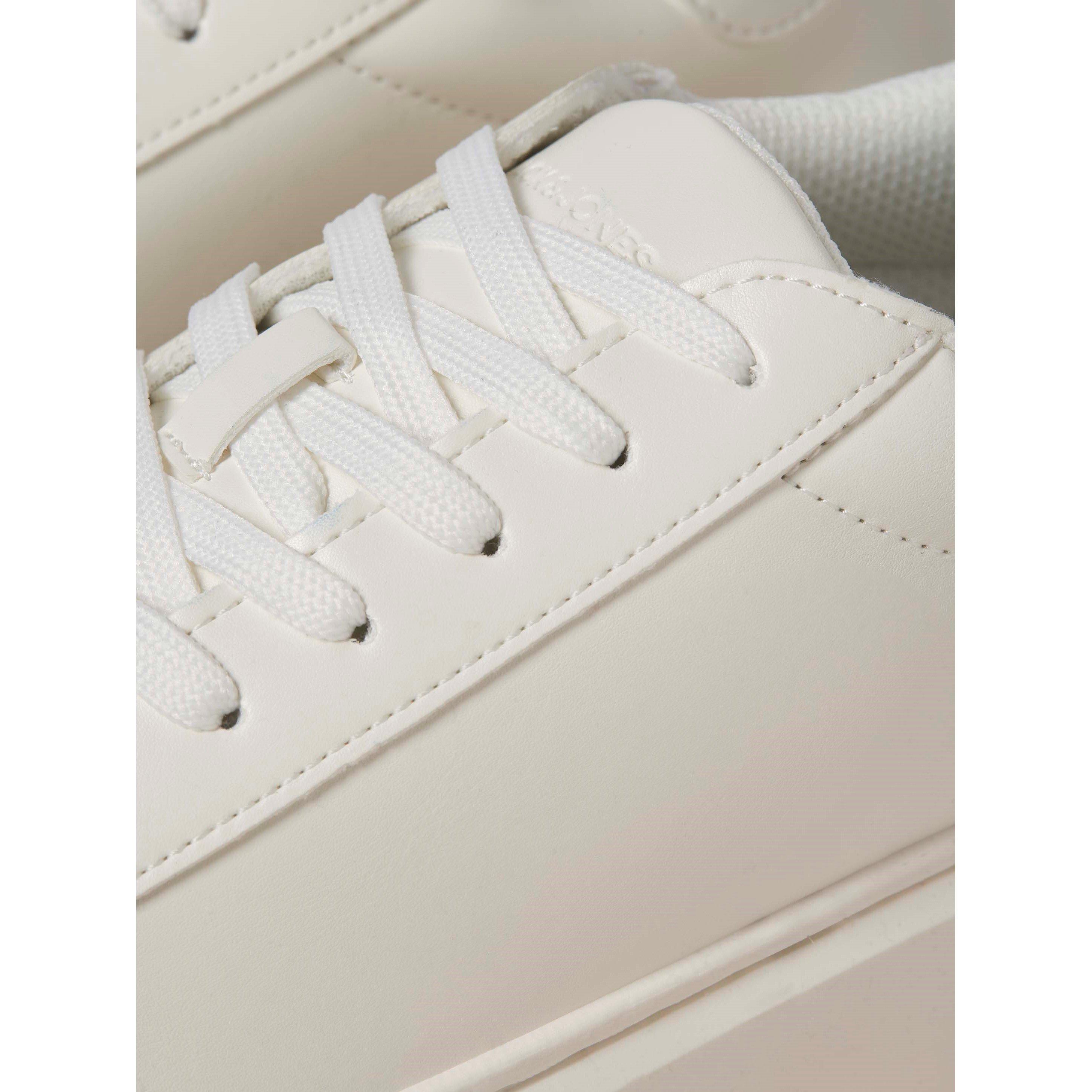 White - Jack and Jones - Aspire Cupsole PU Sneakers Mens - 3