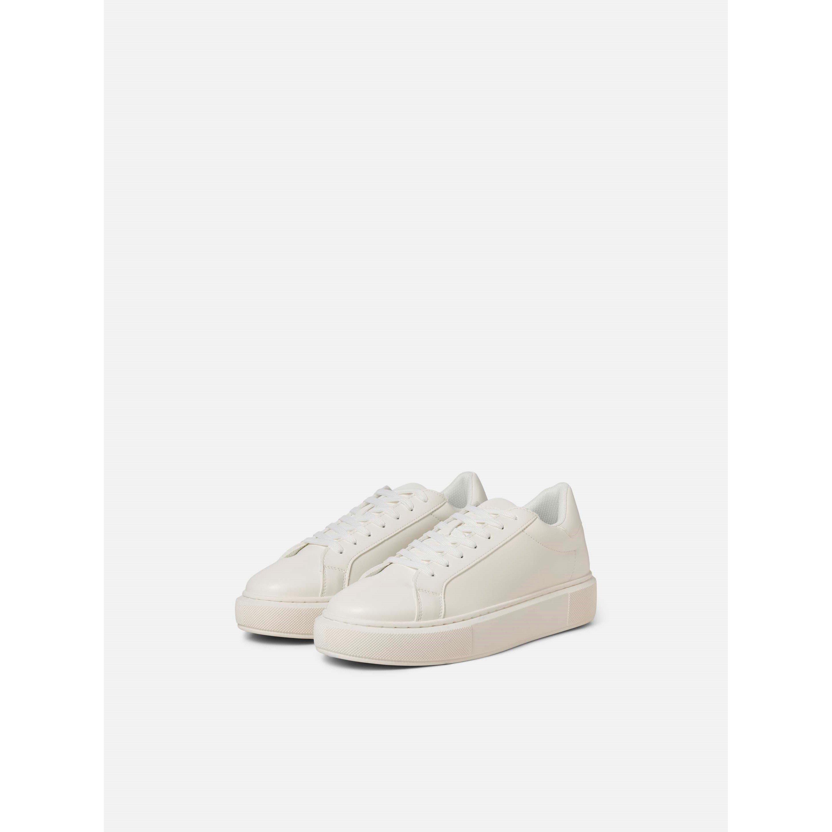 White - Jack and Jones - Aspire Cupsole PU Sneakers Mens - 6