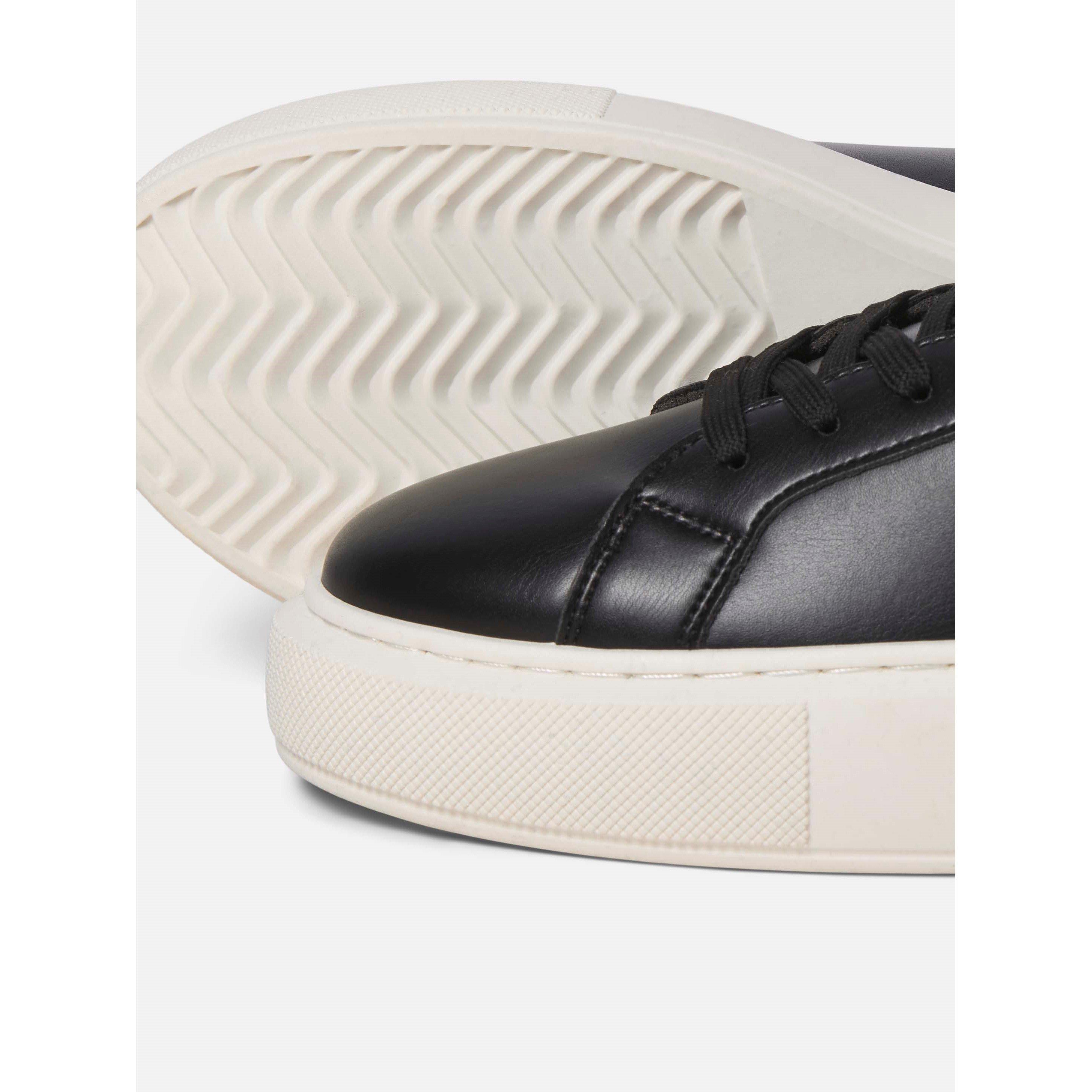 Anthrazit - Jack and Jones - Aspire Cupsole PU Sneakers Mens - 3