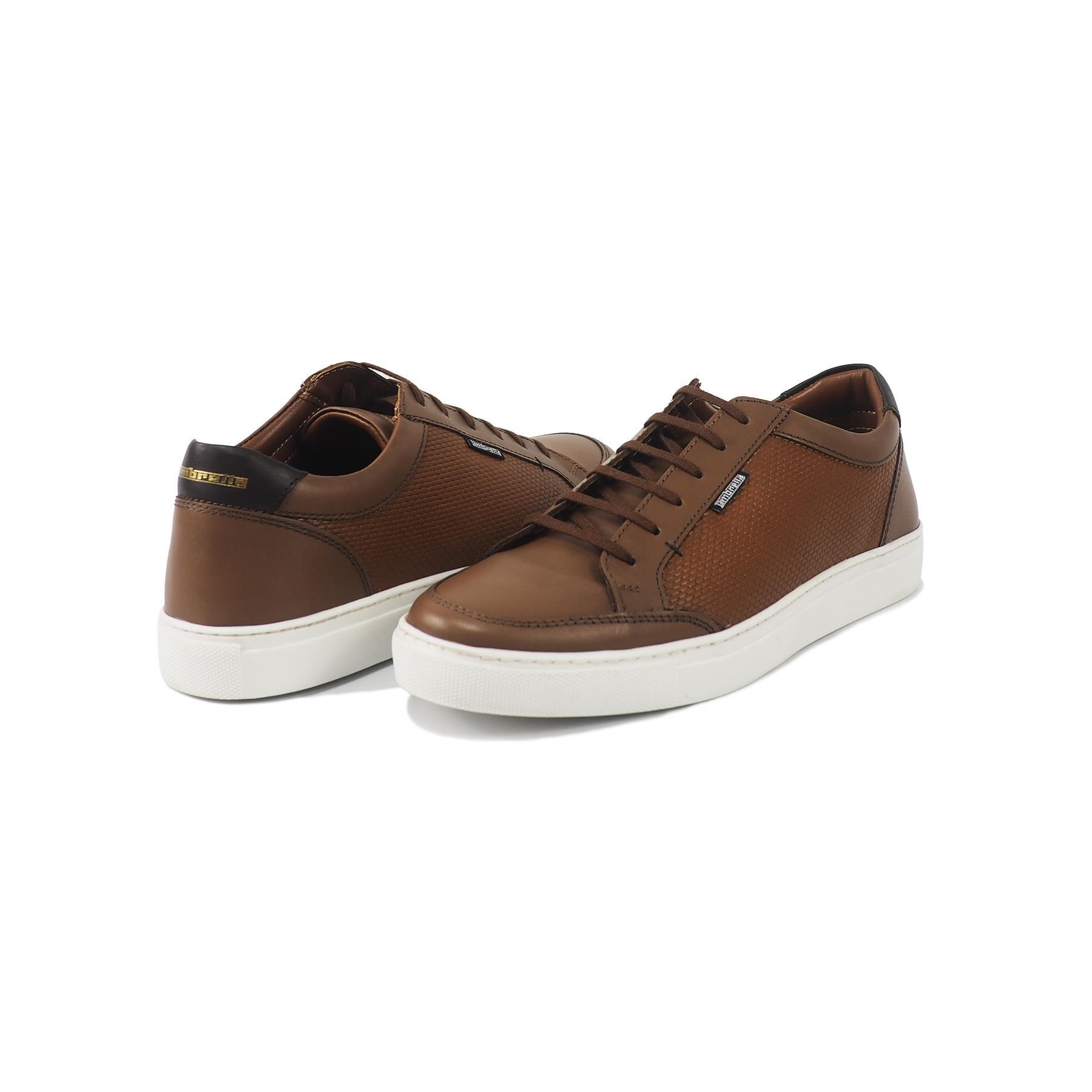 Tan - Lambretta - Men's Percy Court Trainers - 2