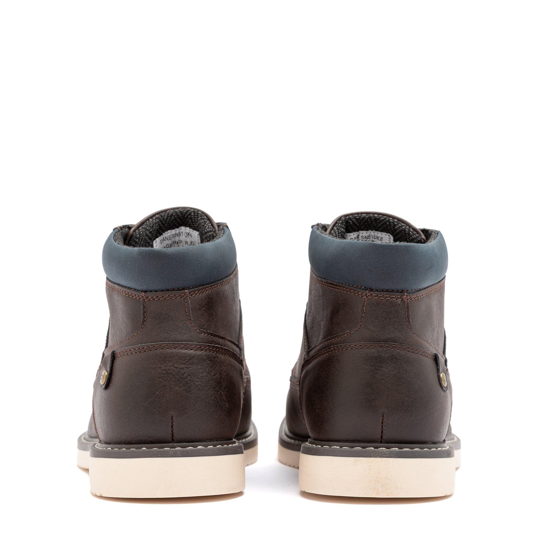 Brown - Nicholas Deakins - Deaks Dane Hiker Rugged Boots - 4