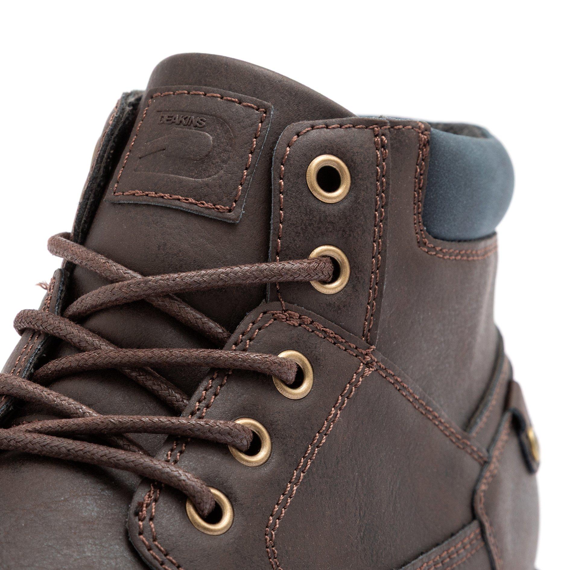 Brown - Nicholas Deakins - Deaks Dane Hiker Rugged Boots - 6