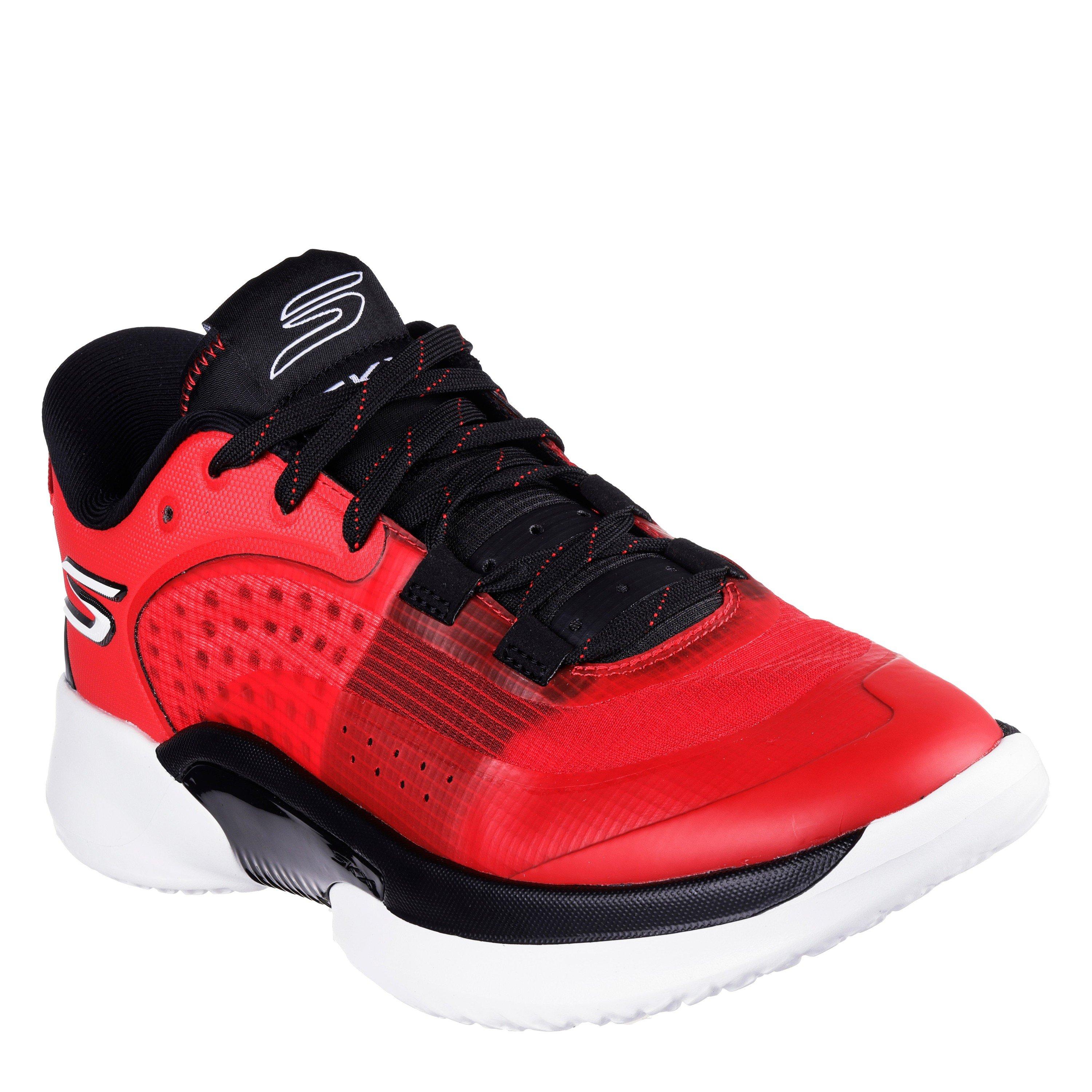 Red - Skechers - Basketball Resagrip Trainers Mens - 3