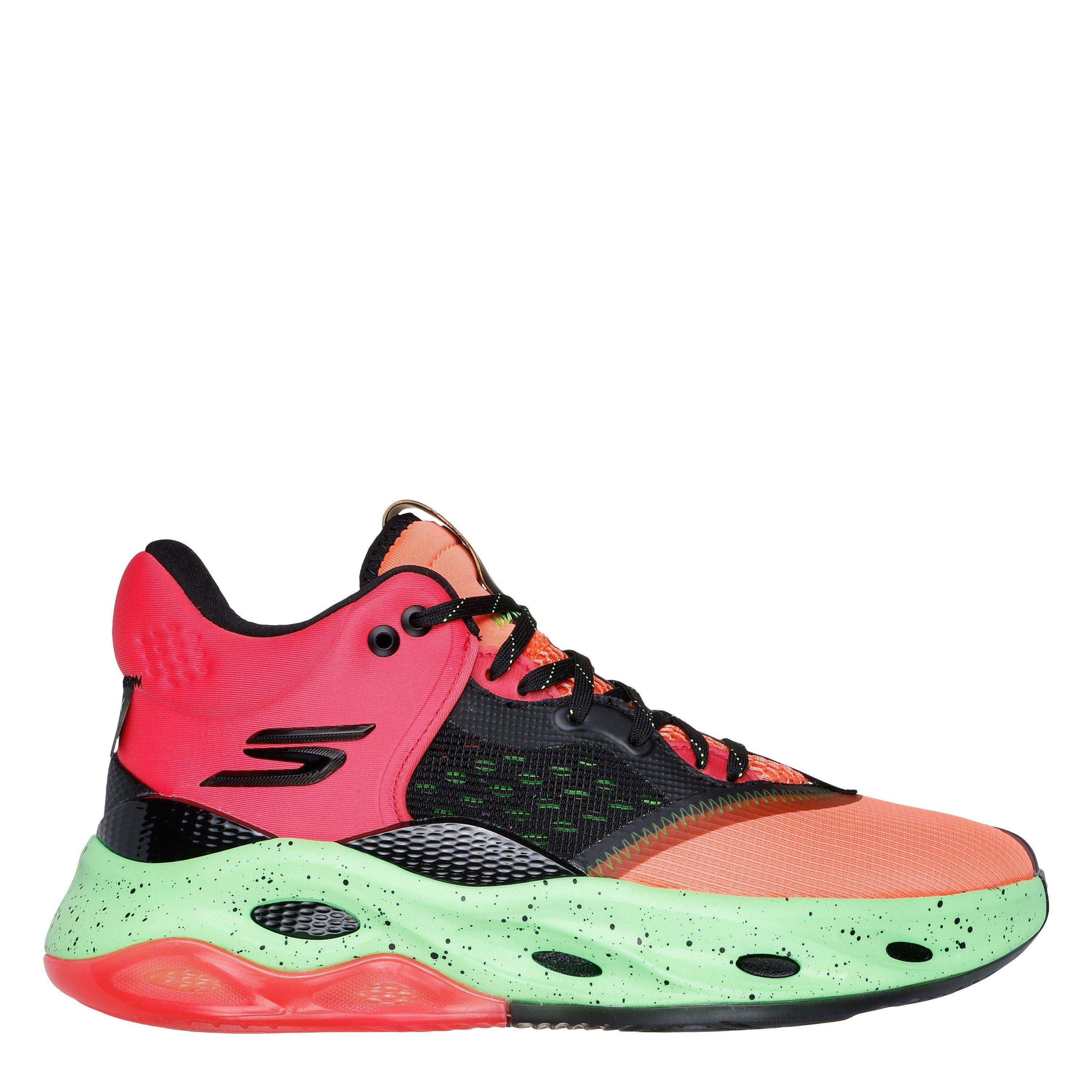 Skechers Men's Float Basketball Trainers - Orange/Green - 11.5 (47)