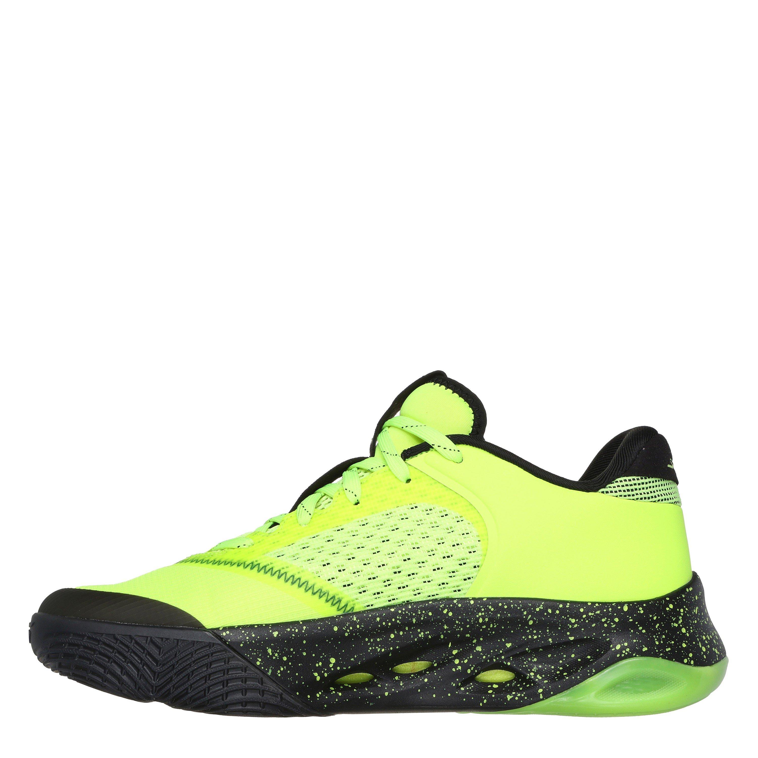 Yellow/Black - Skechers - Basketball Float Low Trainer Mens - 2