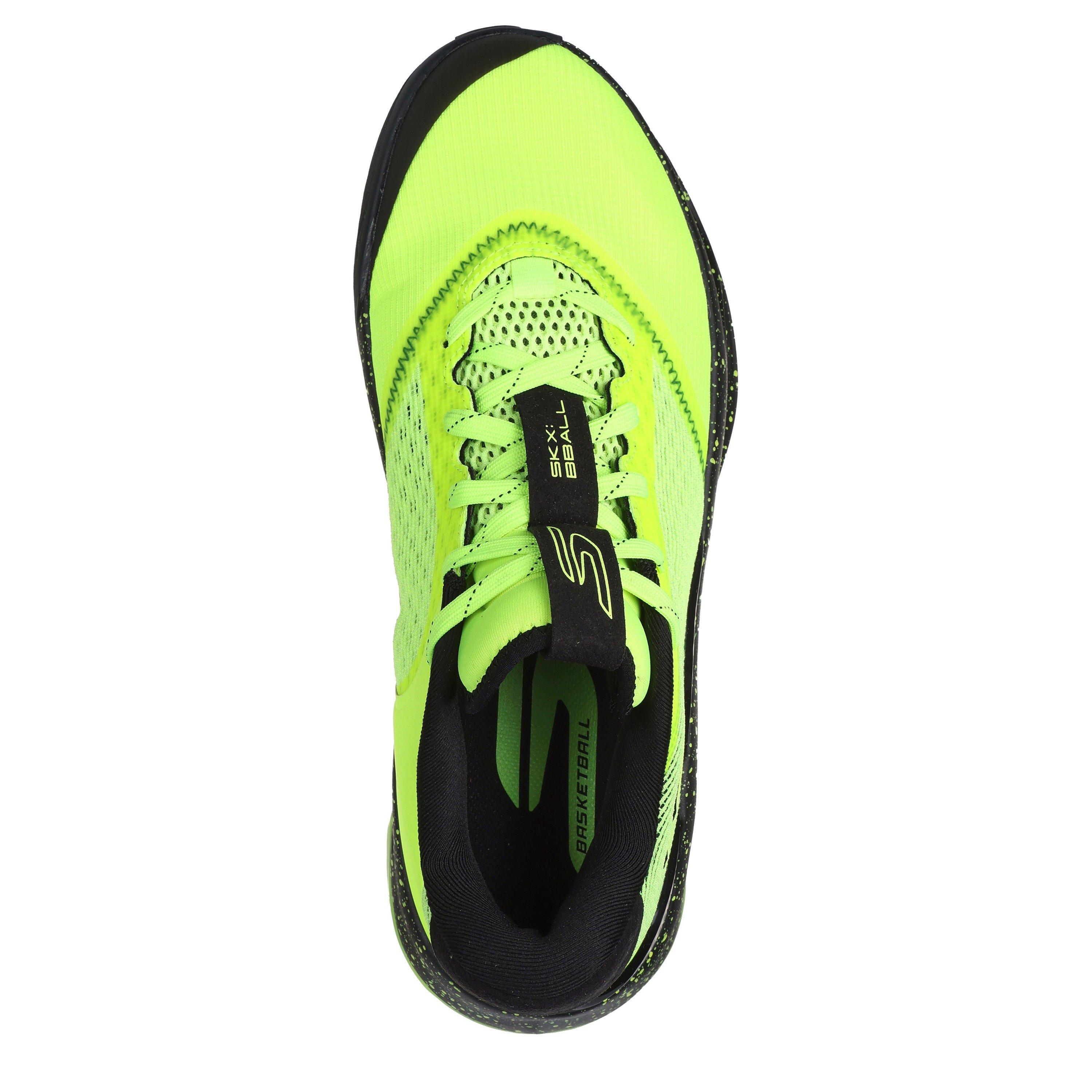 Yellow/Black - Skechers - Basketball Float Low Trainer Mens - 4