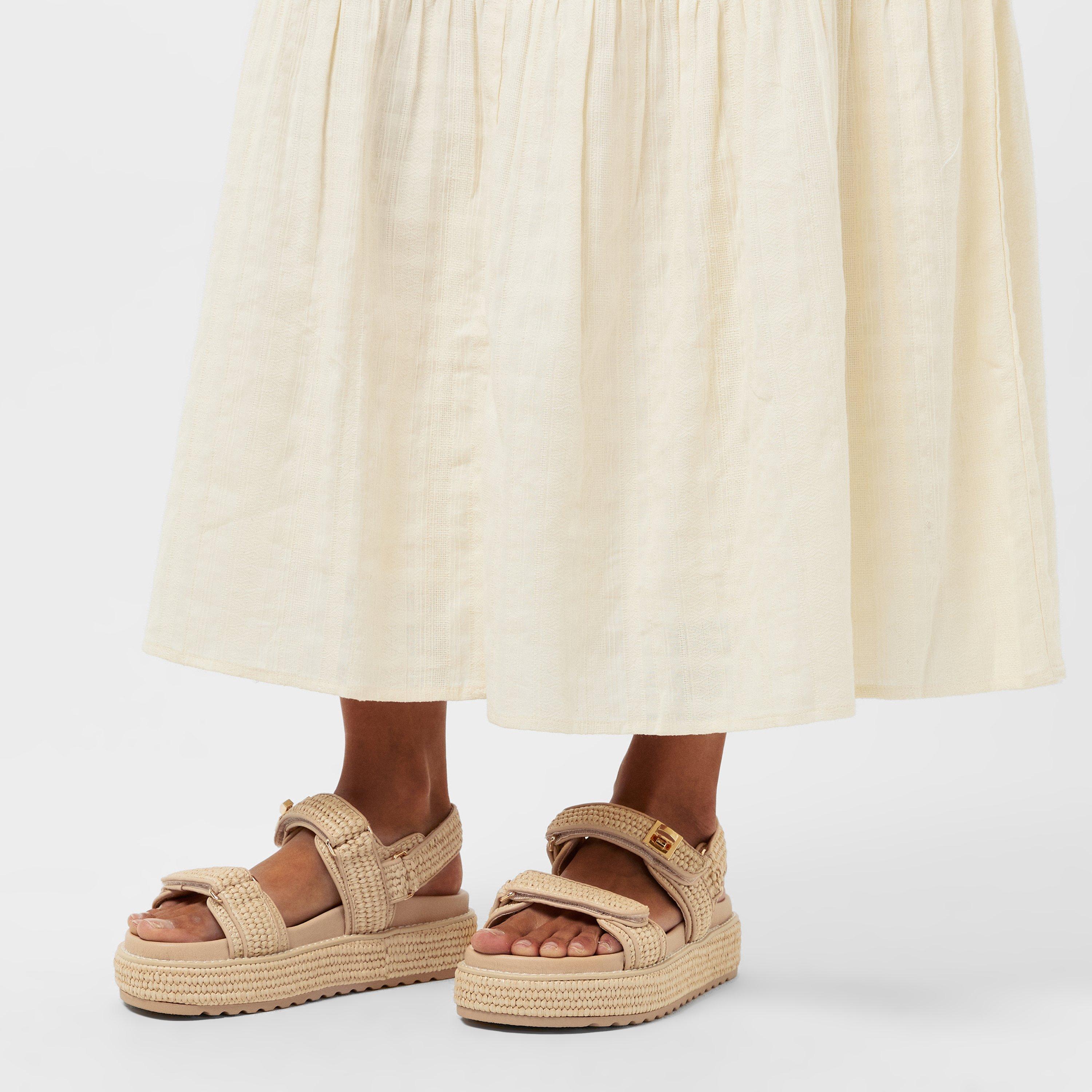 Raffia - Steve Madden - Women's Big Mona Flatform Sandals - 2