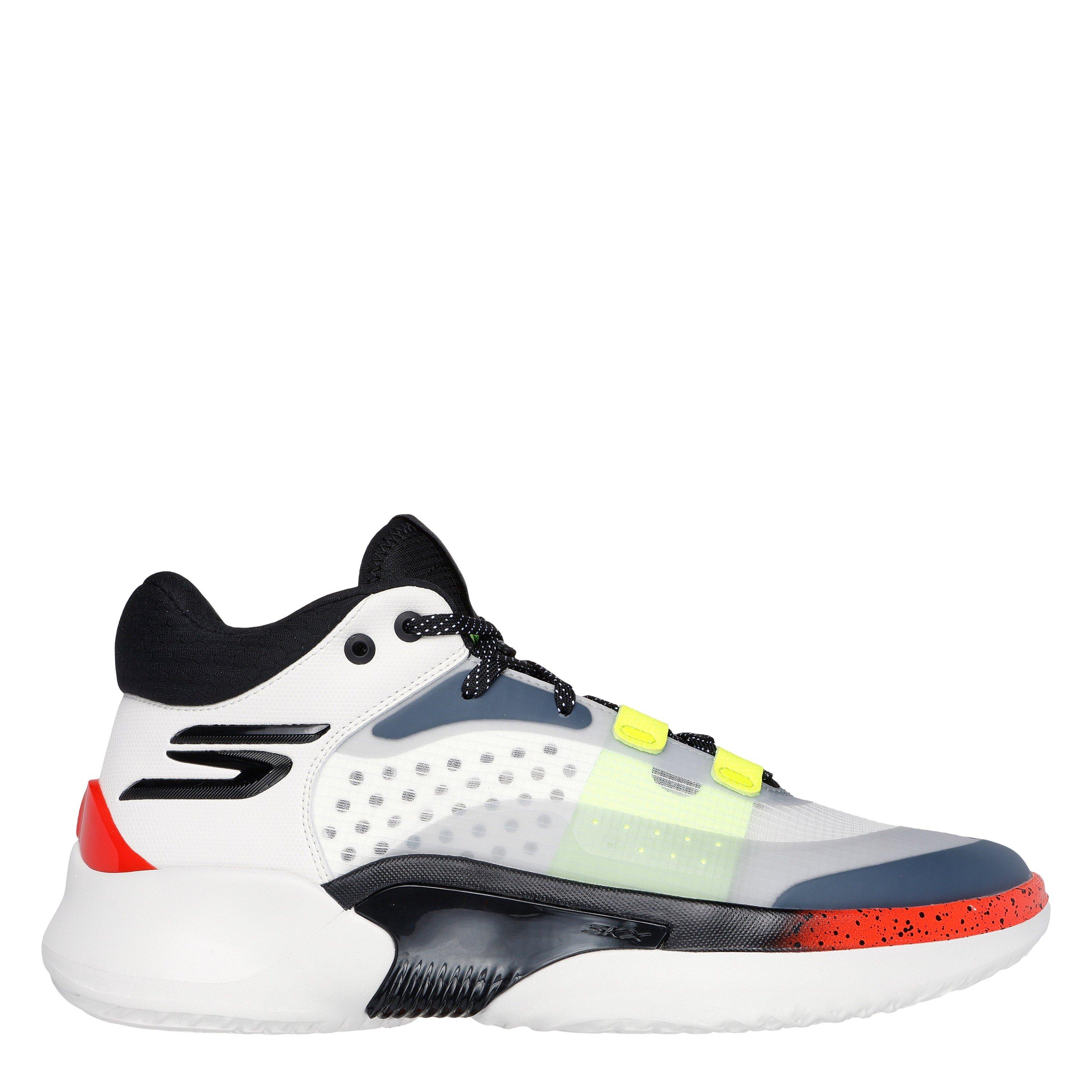 Skechers Men's Basketball Skx Resagrip Trainers - White/Grey - 14 (49.5)
