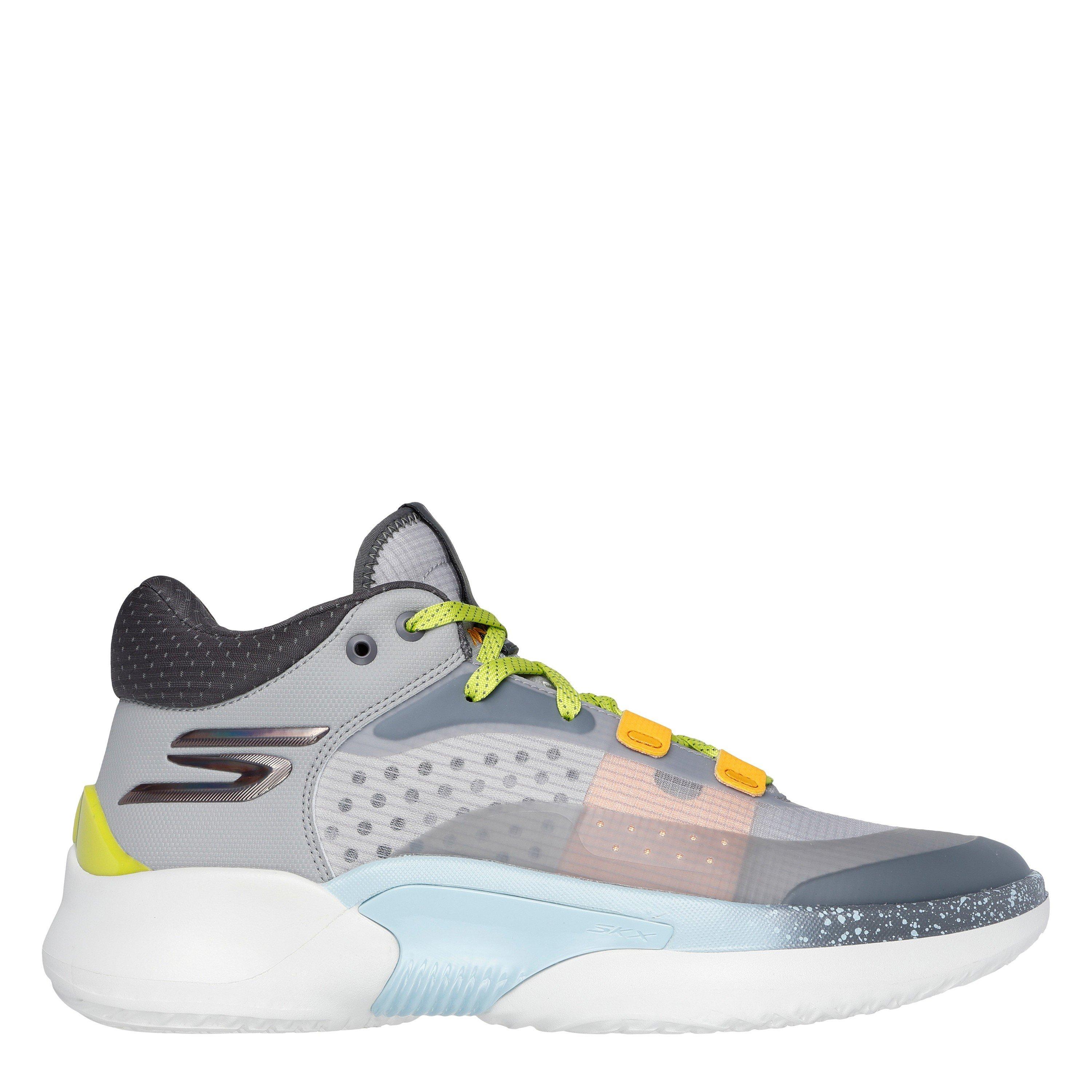 Skechers Men's Basketball Skx Resagrip Trainers - Grey/White - 8.5 (42.5)