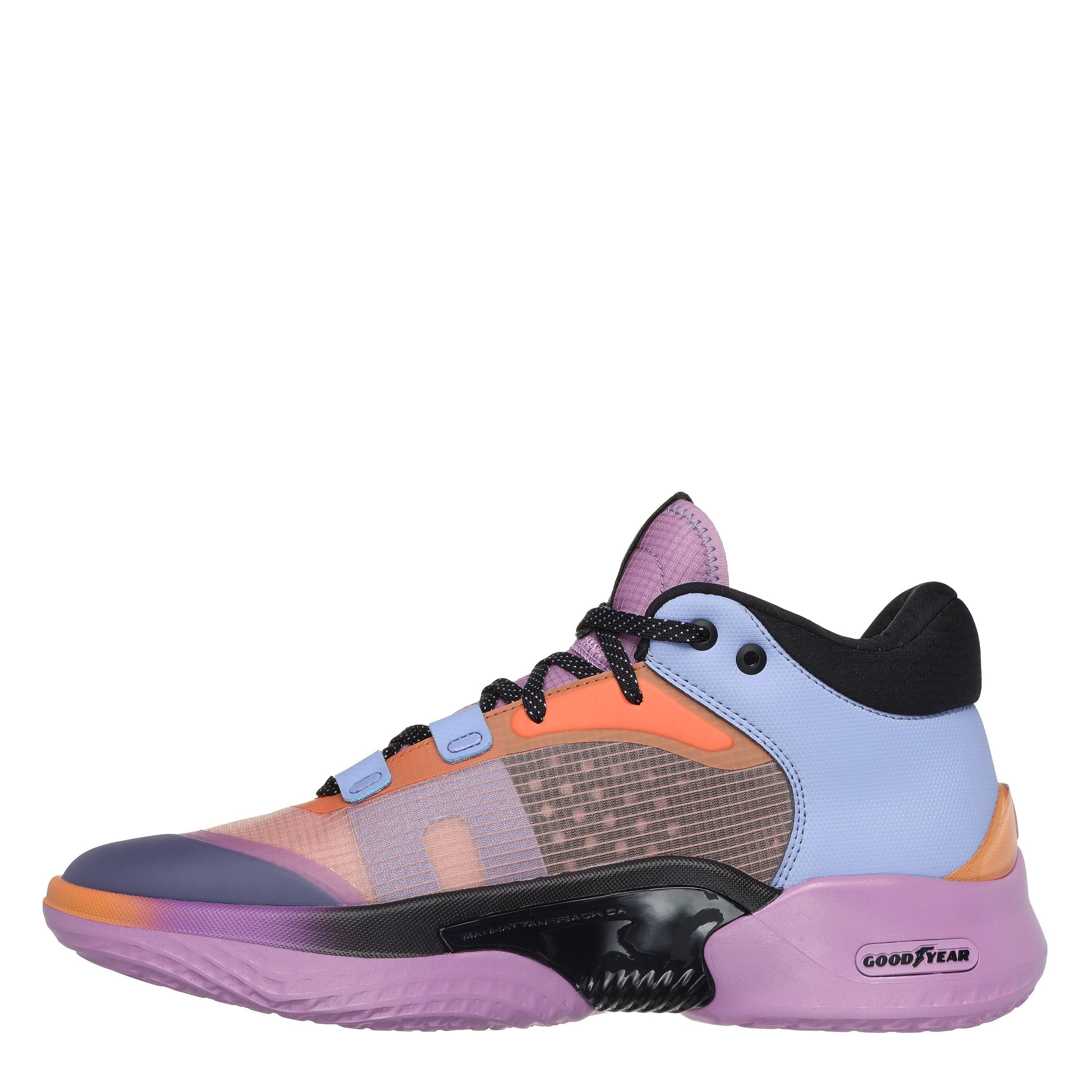 Paars/Oranje - Skechers - Basketball SKX Resagrip Trainers Mens - 2