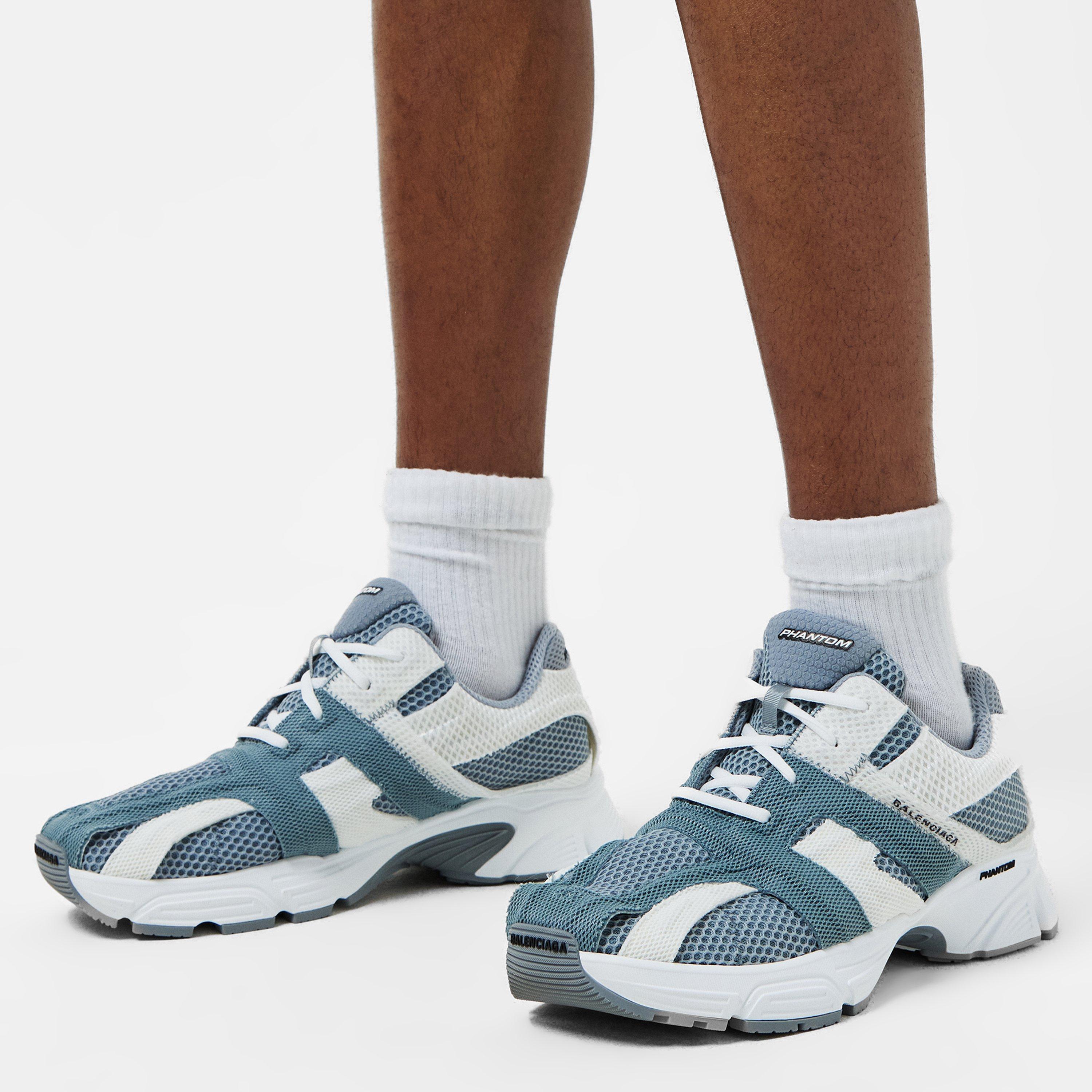 Grey / White - Balenciaga - Men's Chunky Trainers - 3