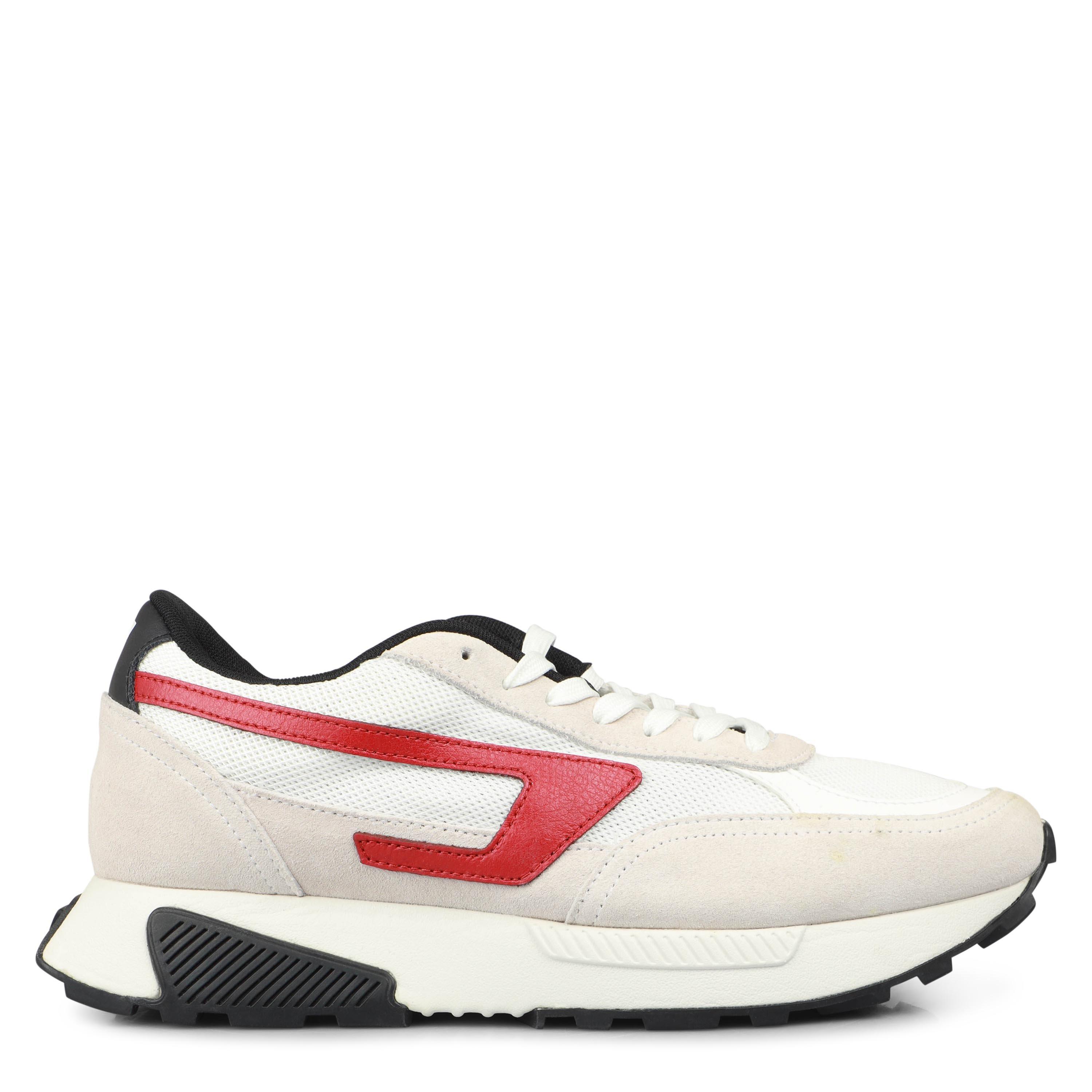 White/Tango R - Diesel - Men's S-Tyche D Low-Top Trainers - 1