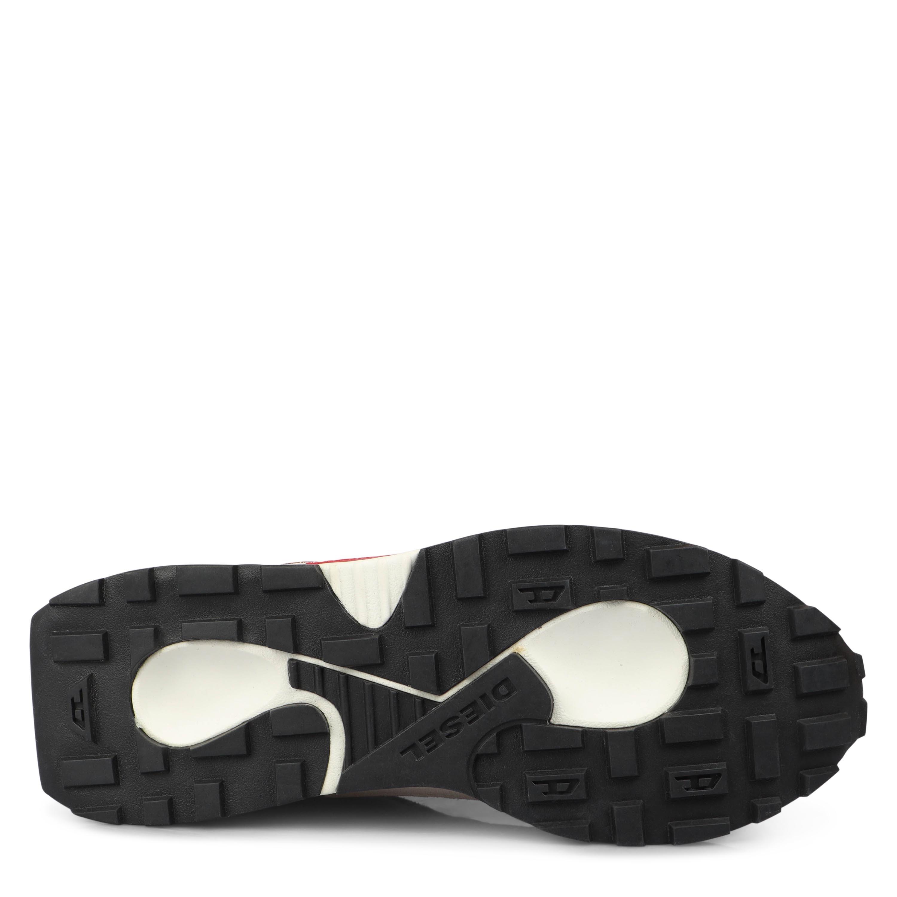 White/Tango R - Diesel - Men's S-Tyche D Low-Top Trainers - 3