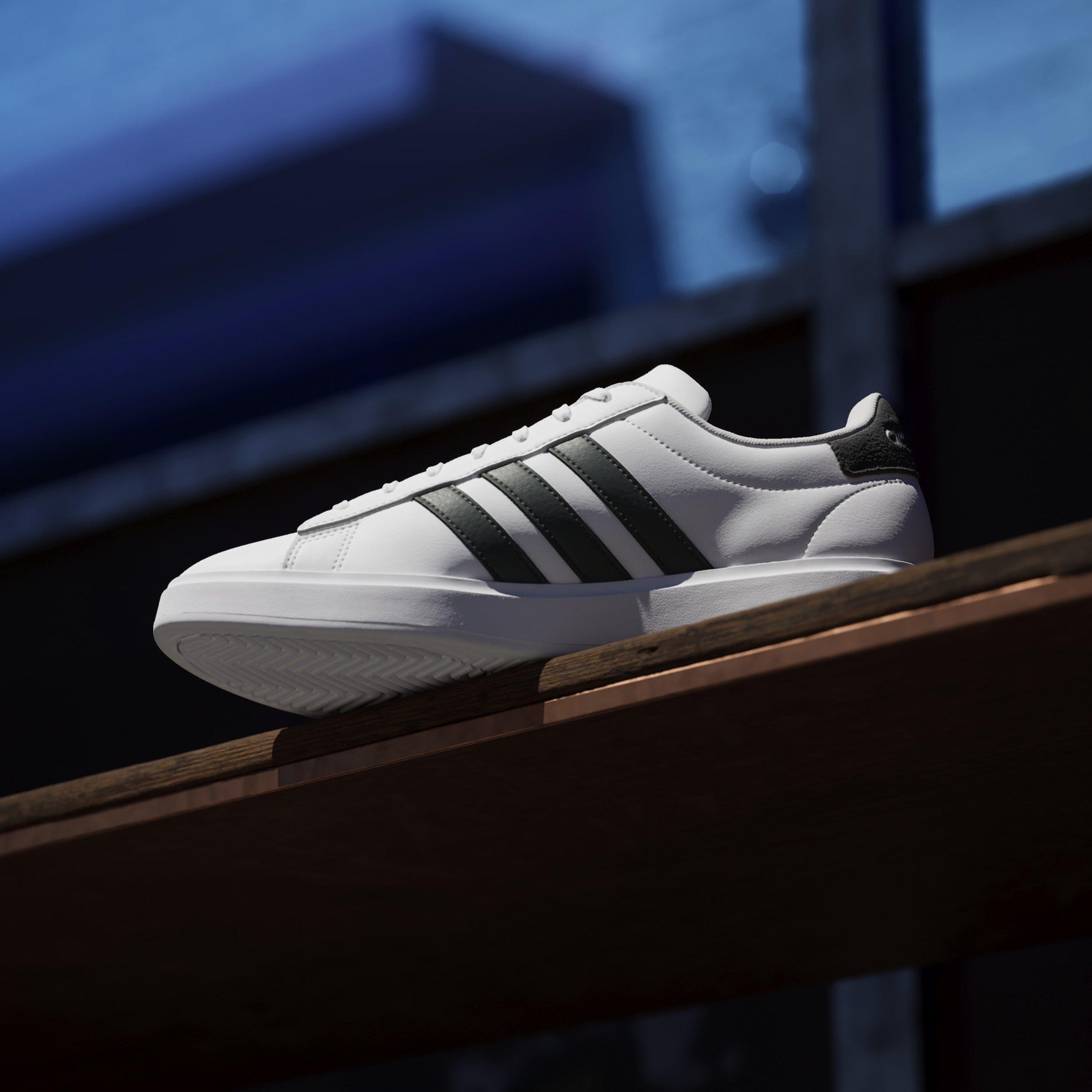 White/Shadow Gr - adidas - Low-Top Trainers - 14