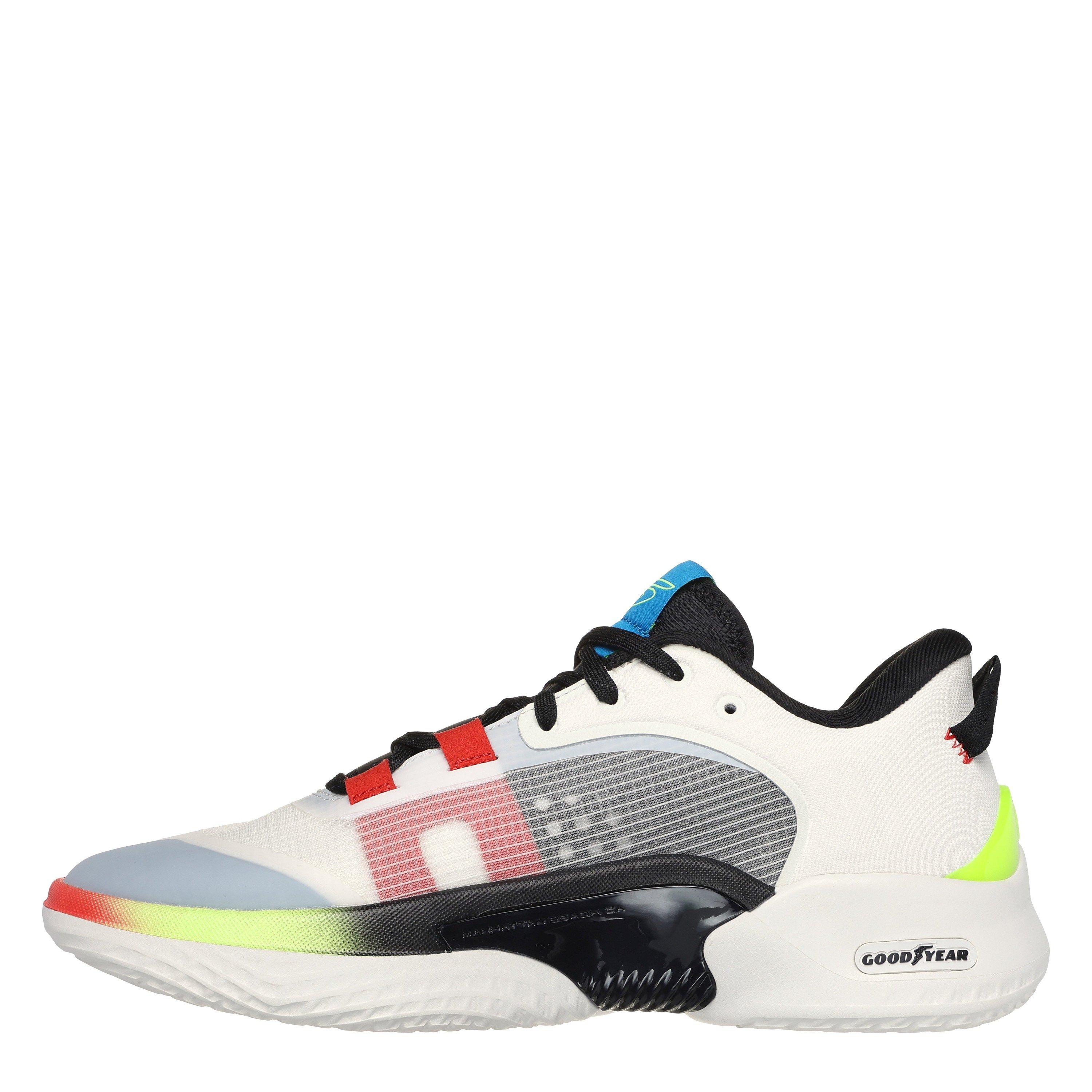 Nero/Bianco - Skechers - Resagrip Basketball Trainers Mens - 2