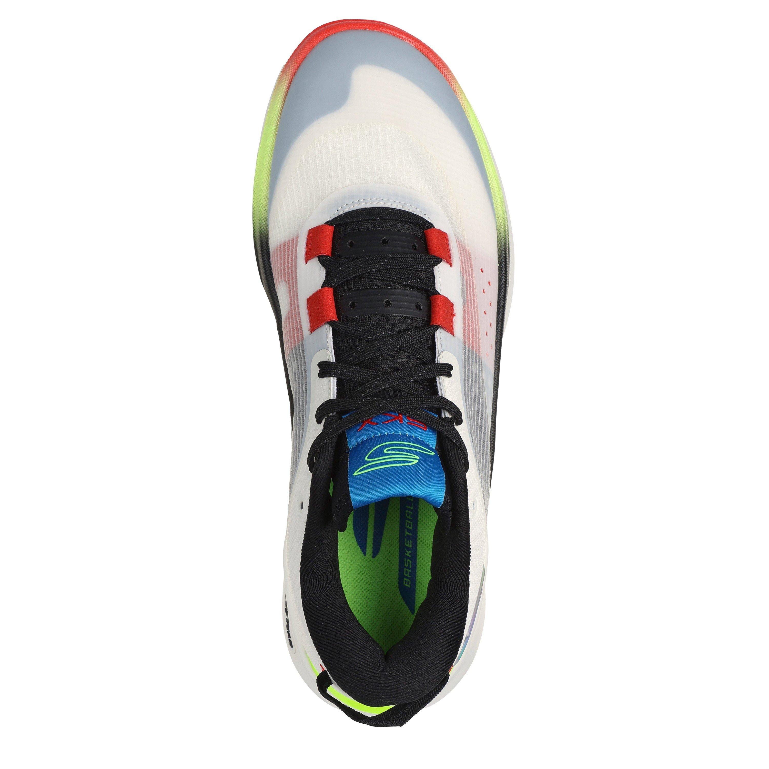 Nero/Bianco - Skechers - Resagrip Basketball Trainers Mens - 4