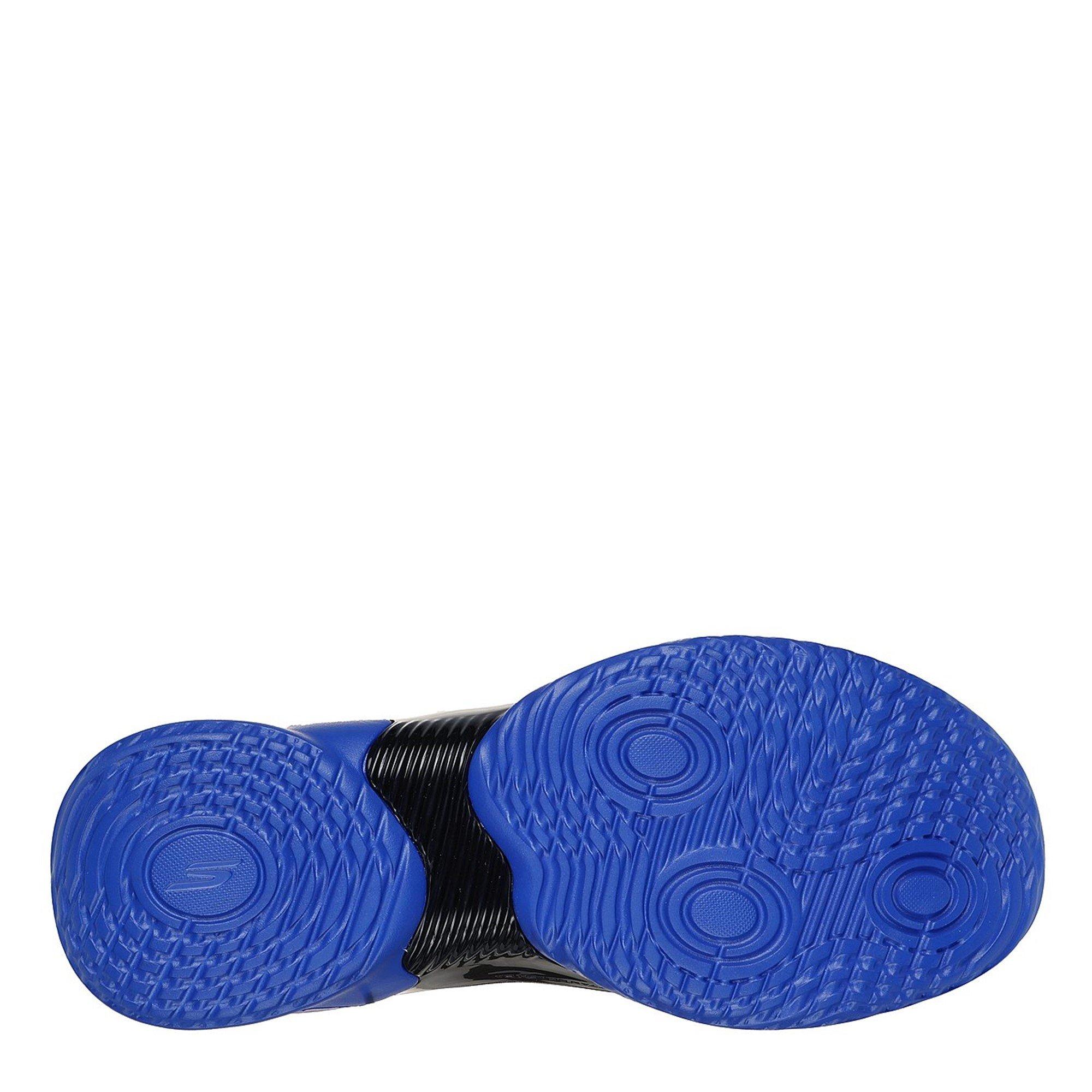 Blue/Black - Skechers - Resagrip Basketball Trainers Mens - 4