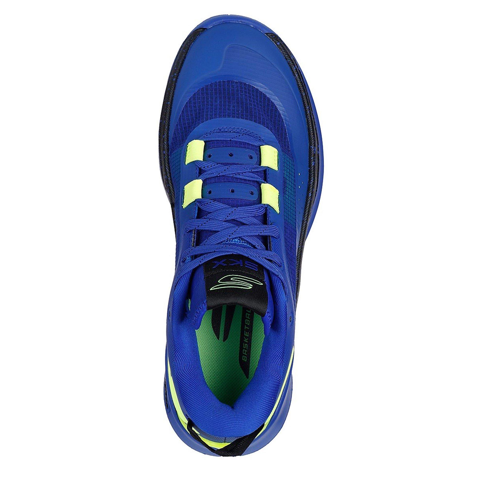 Blue/Black - Skechers - Resagrip Basketball Trainers Mens - 5