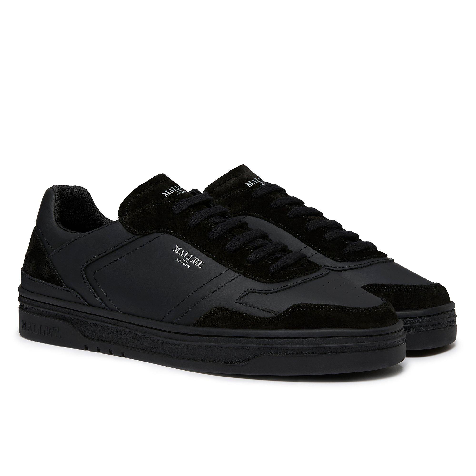 Triple Black - Mallet - Men's Barnsley Court Trainers - 3