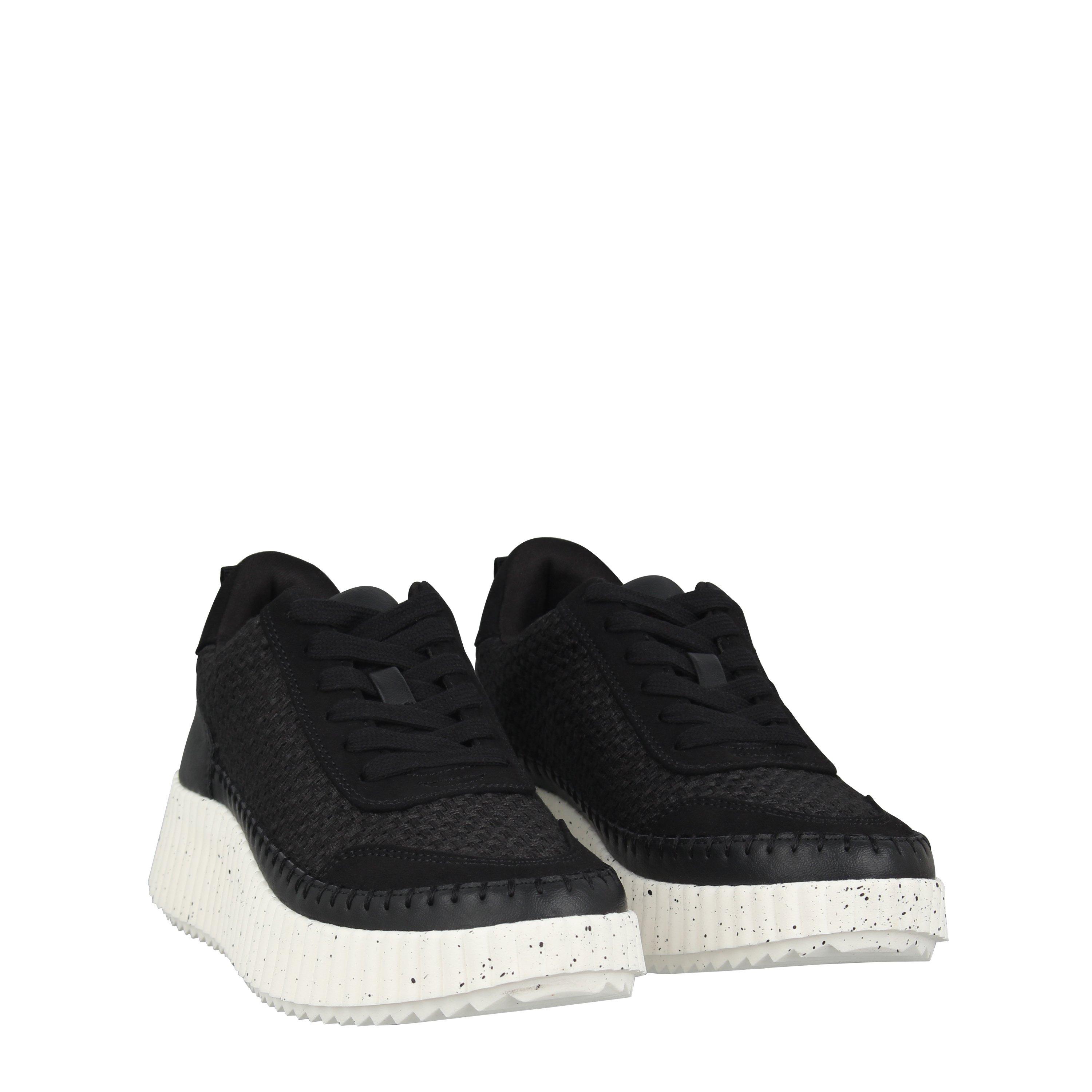 Schwarz - Jack Wills - Women's Wedge Trainers - 4